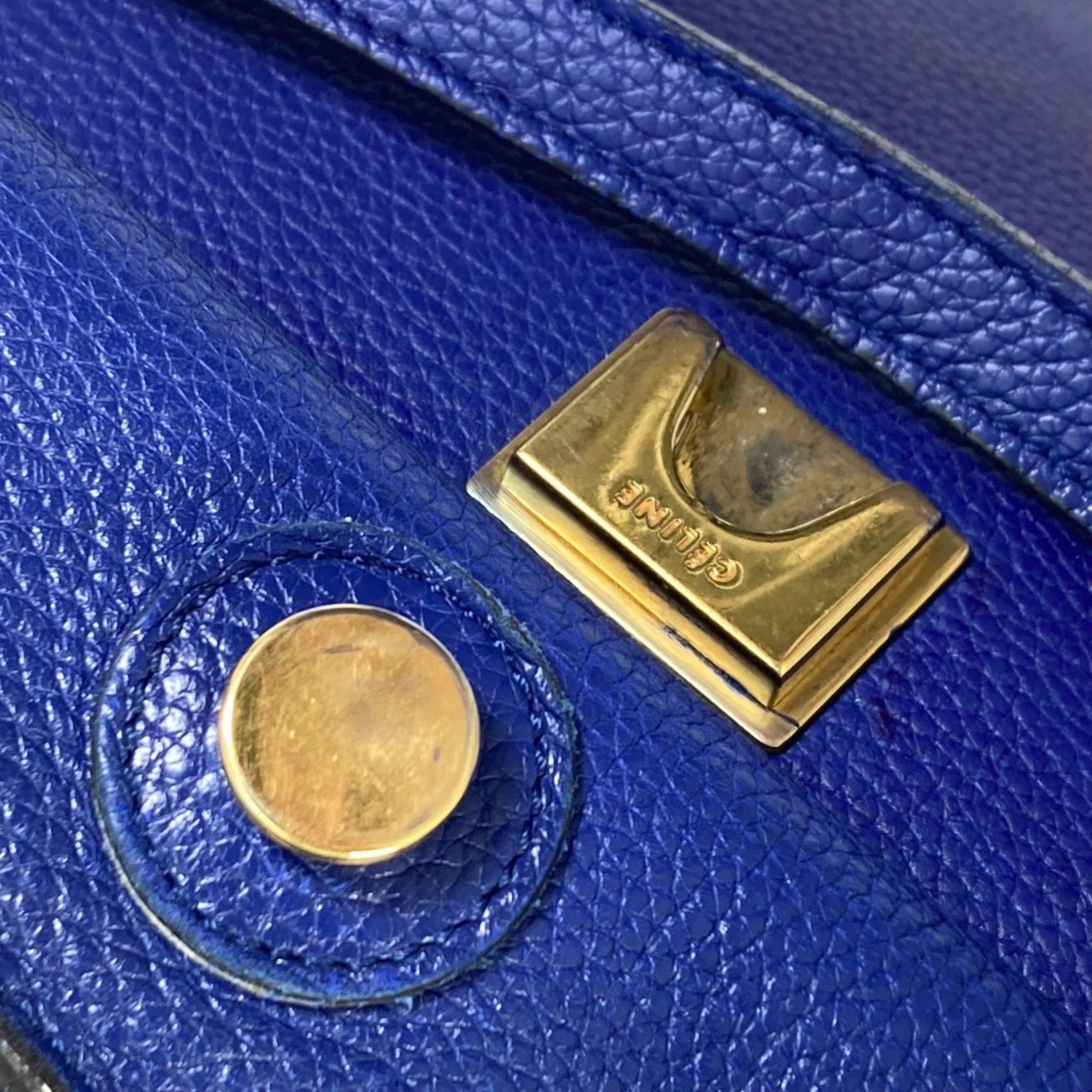 Celine CELINE Hand Bag Bag 2WAY bag Shoulder bag Shoulder Bag blue Size ONE SIZE - 14 Thumbnail