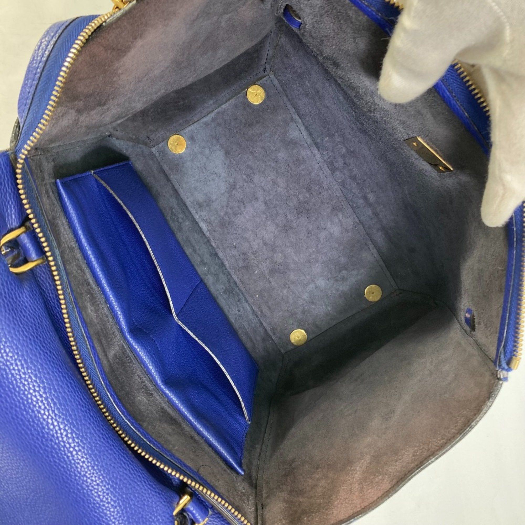Celine CELINE Hand Bag Bag 2WAY bag Shoulder bag Shoulder Bag blue Size ONE SIZE - 15 Thumbnail