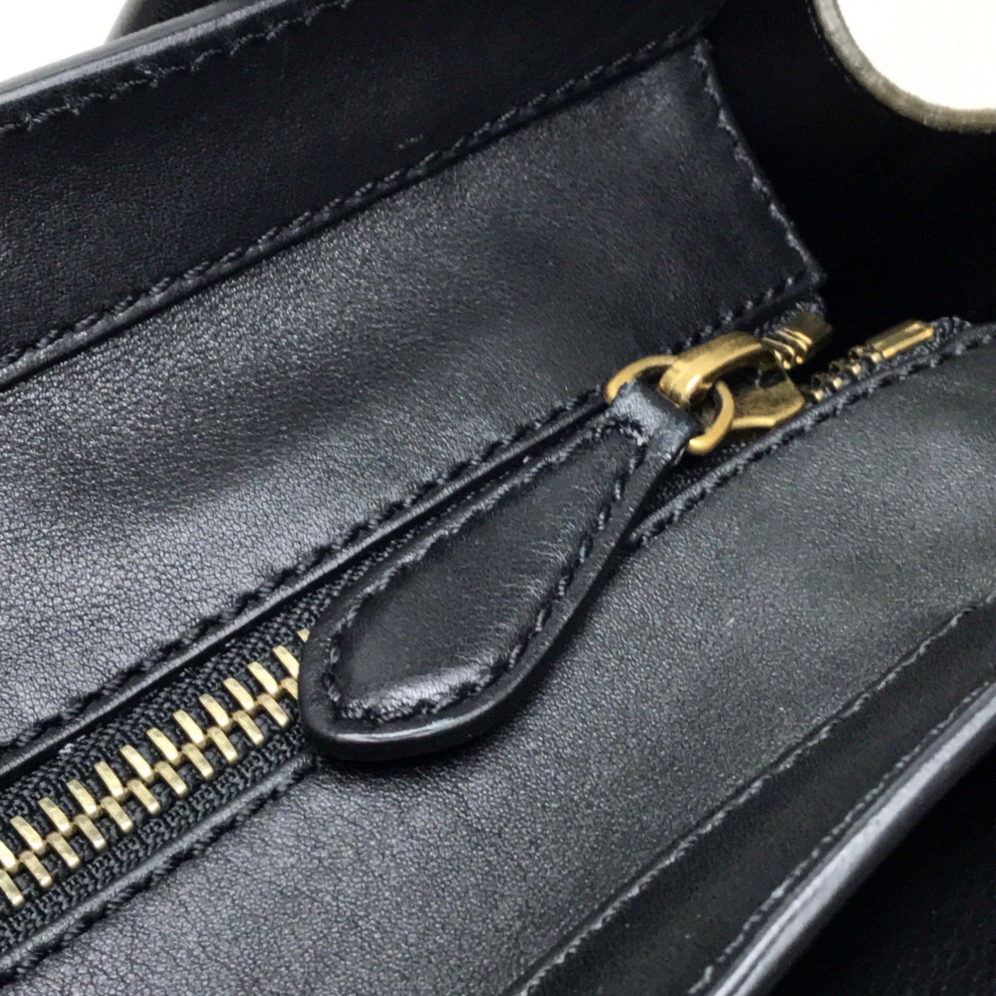 Celine CELINE 165213 Bag Shoulder Bag Tote Bag khaki Black Size ONE SIZE - 9 Thumbnail