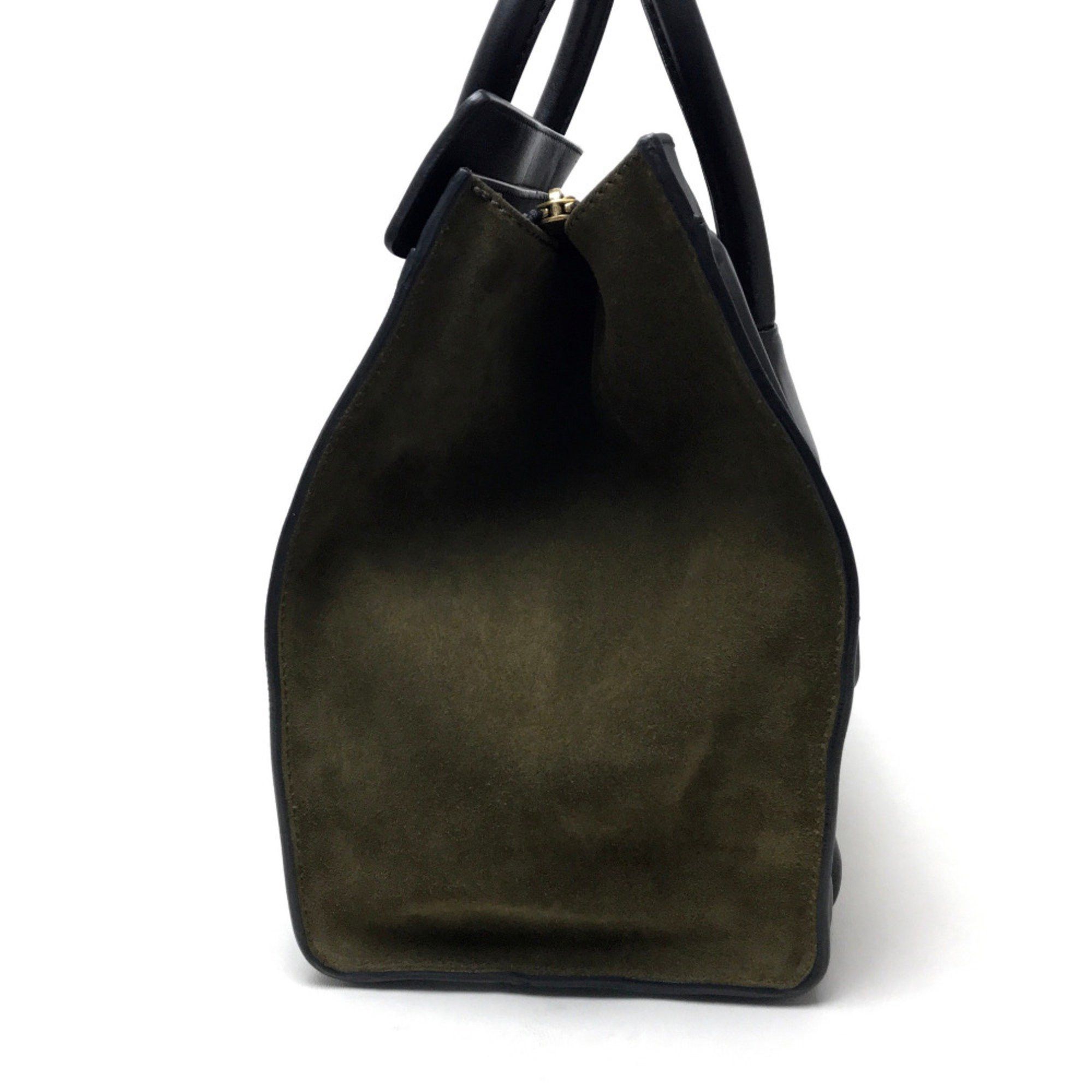 Celine CELINE 165213 Bag Shoulder Bag Tote Bag khaki Black Size ONE SIZE - 5 Thumbnail