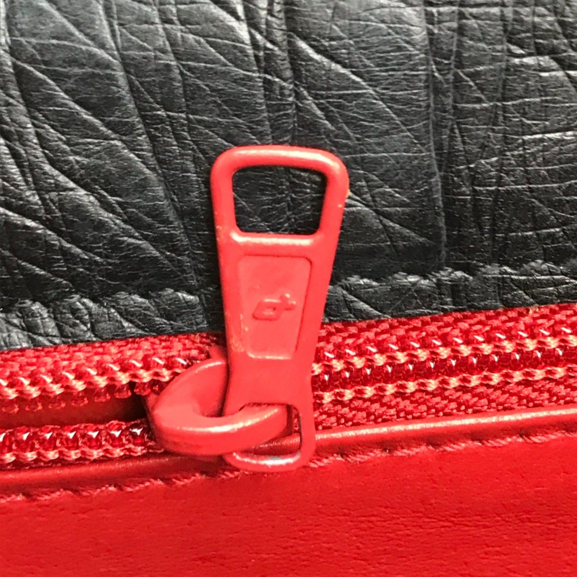 Celine CELINE Bag Tote Bag Hand Bag Black/Red/GoldHardware Size ONE SIZE - 12 Thumbnail