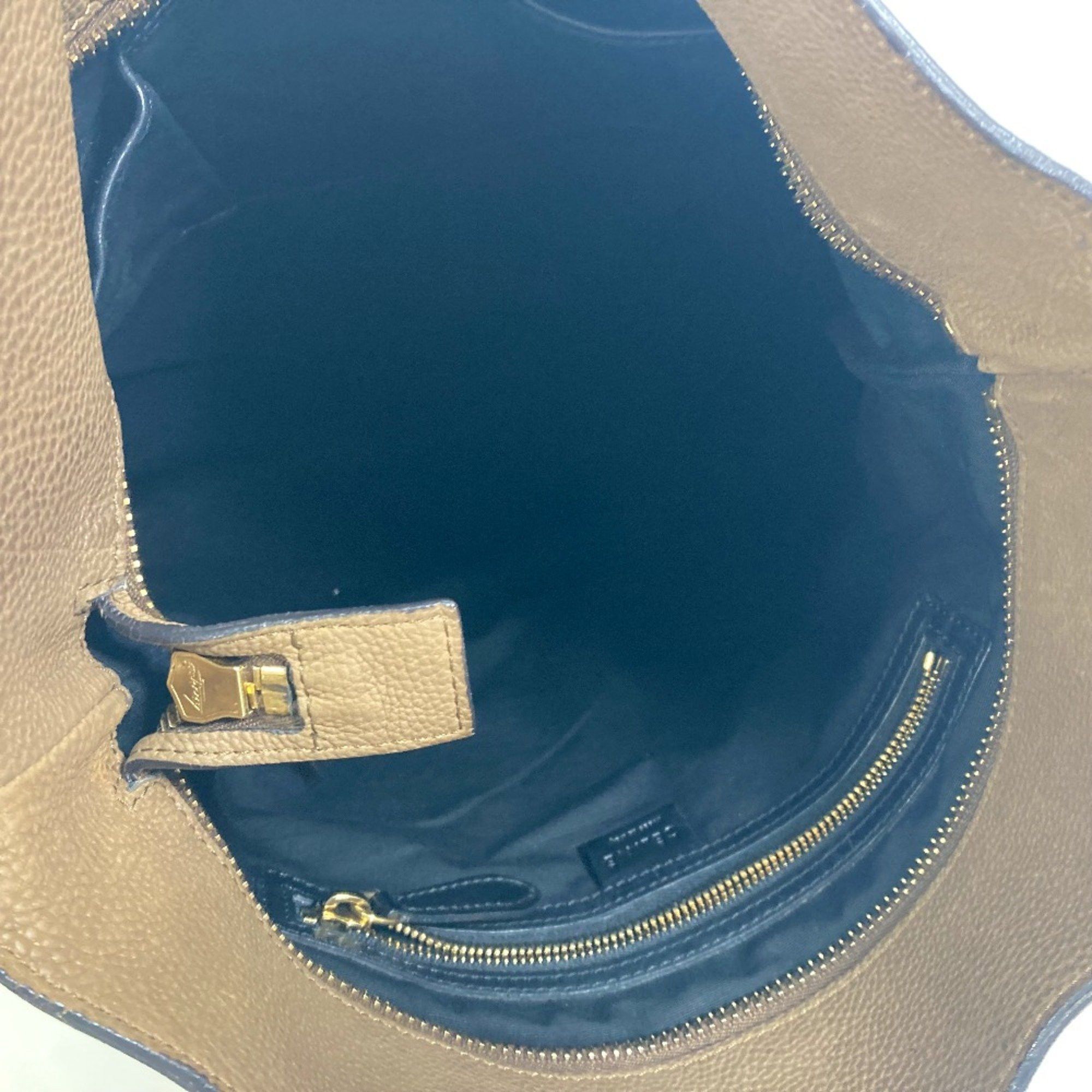 Celine CELINE bicolor stripes Bag Tote Bag shawl Shoulder Bag Brown Size ONE SIZE - 15 Thumbnail
