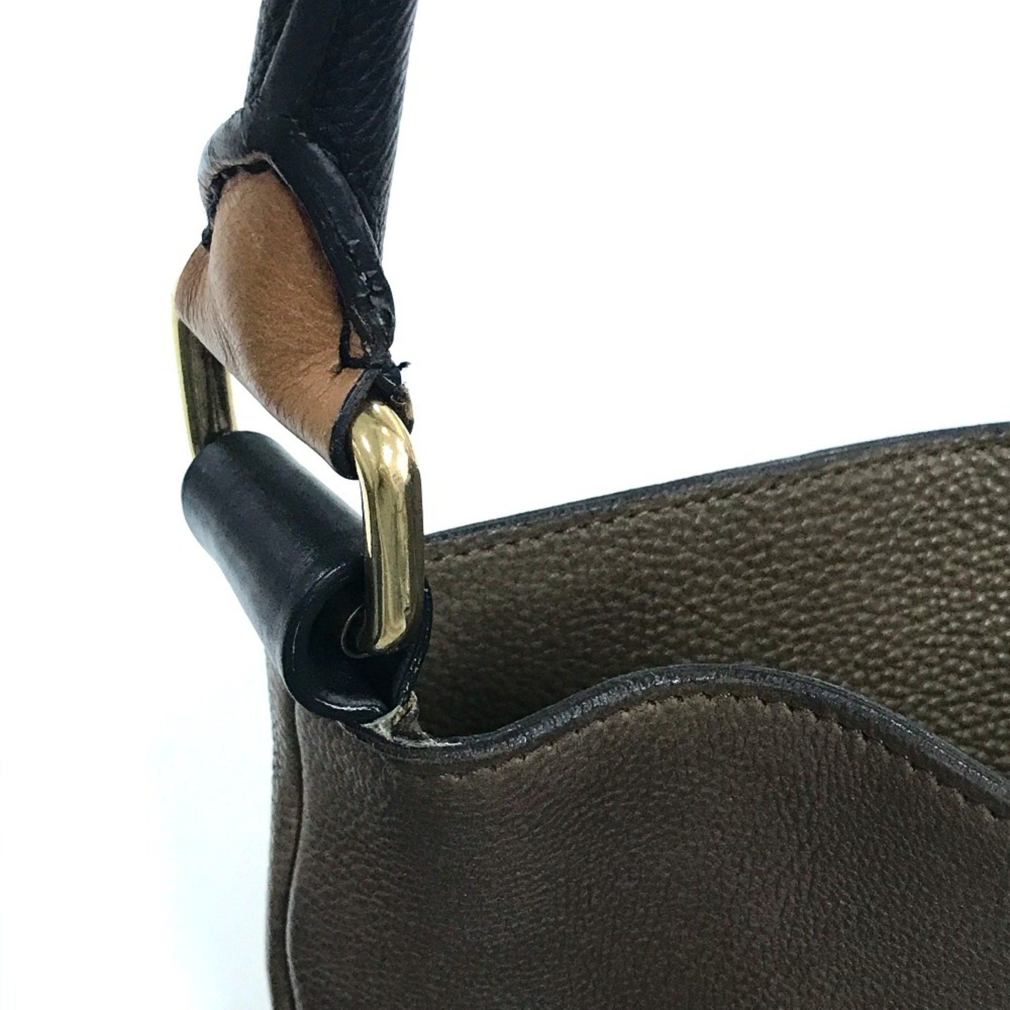 Celine CELINE bicolor stripes Bag Tote Bag shawl Shoulder Bag Brown Size ONE SIZE - 13 Thumbnail