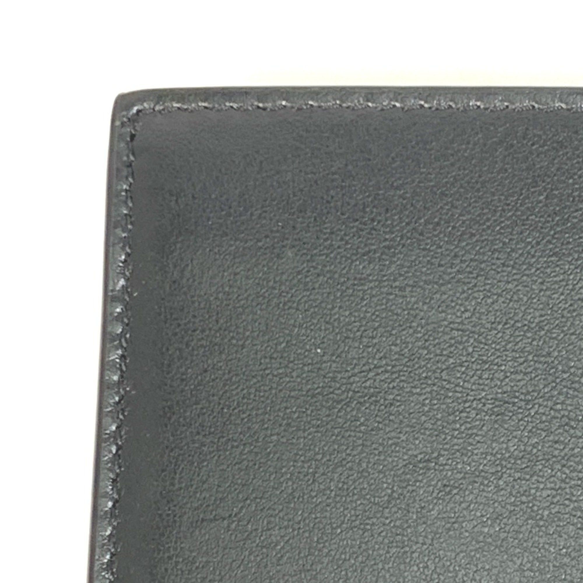Celine CELINE 10C873DME logo Folded wallet Black Size ONE SIZE - 7 Thumbnail