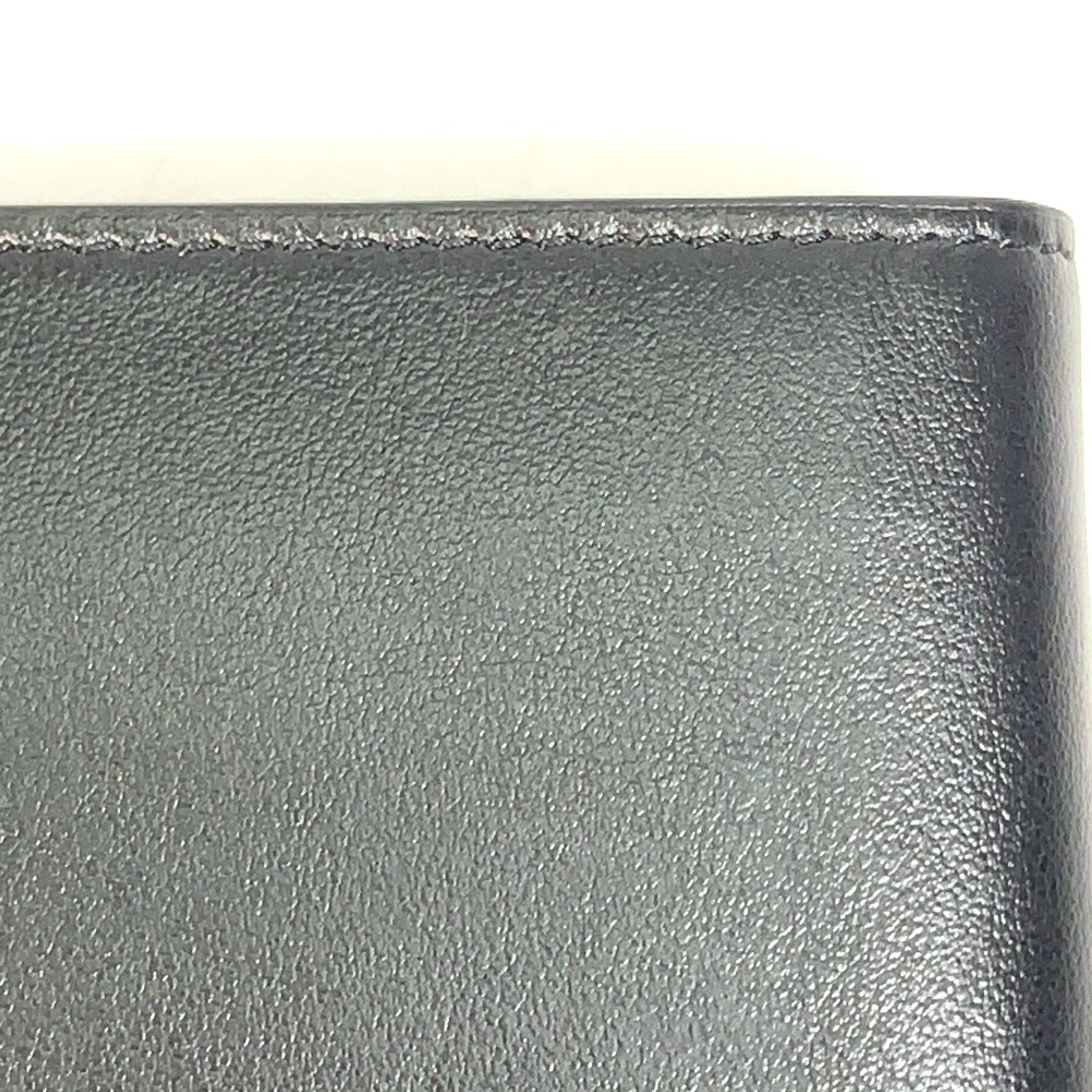 Celine CELINE 10C873DME logo Folded wallet Black Size ONE SIZE - 8 Thumbnail