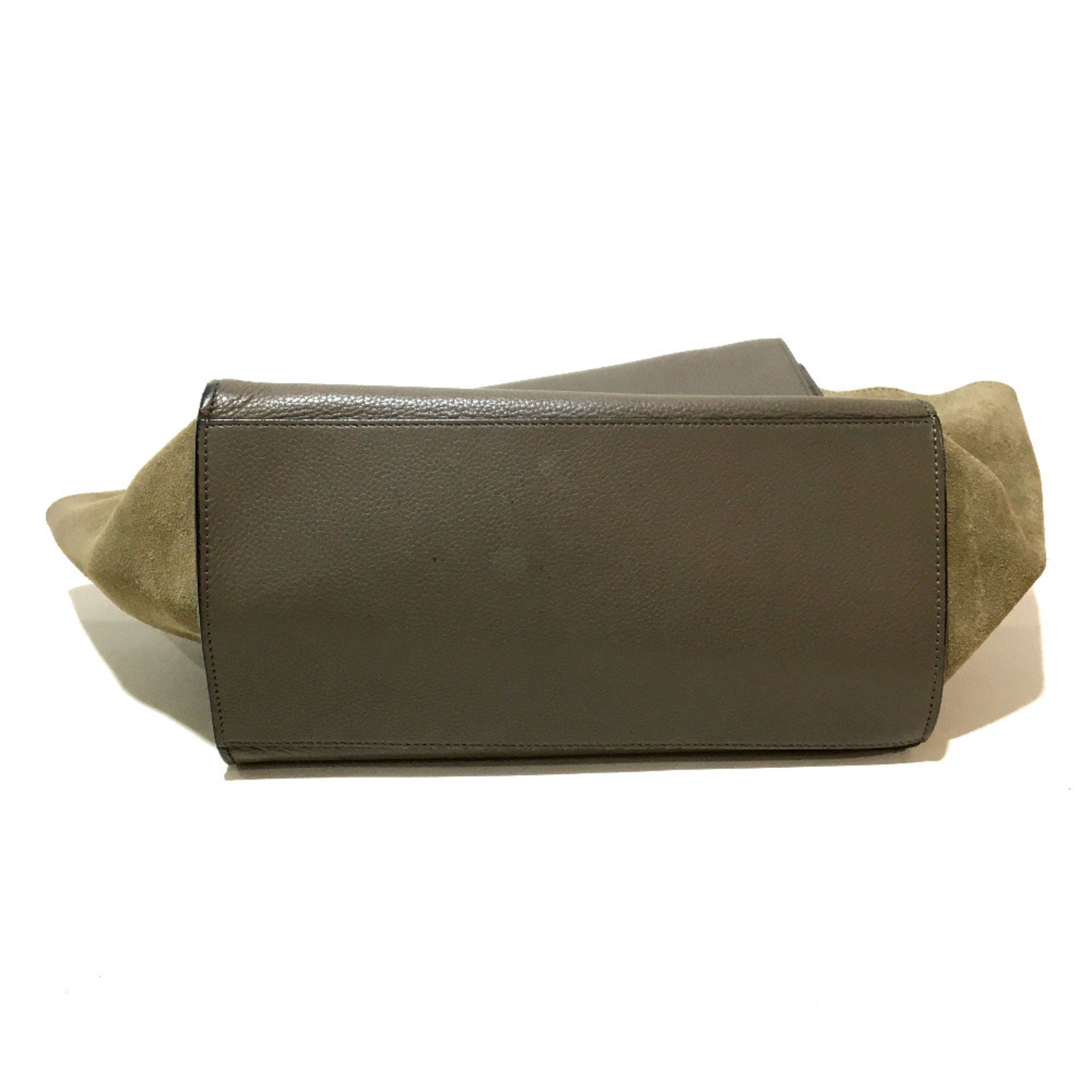 Celine CELINE 2way Bag Shoulder Bag Hand Bag Charcoal gray Size ONE SIZE - 3 Thumbnail