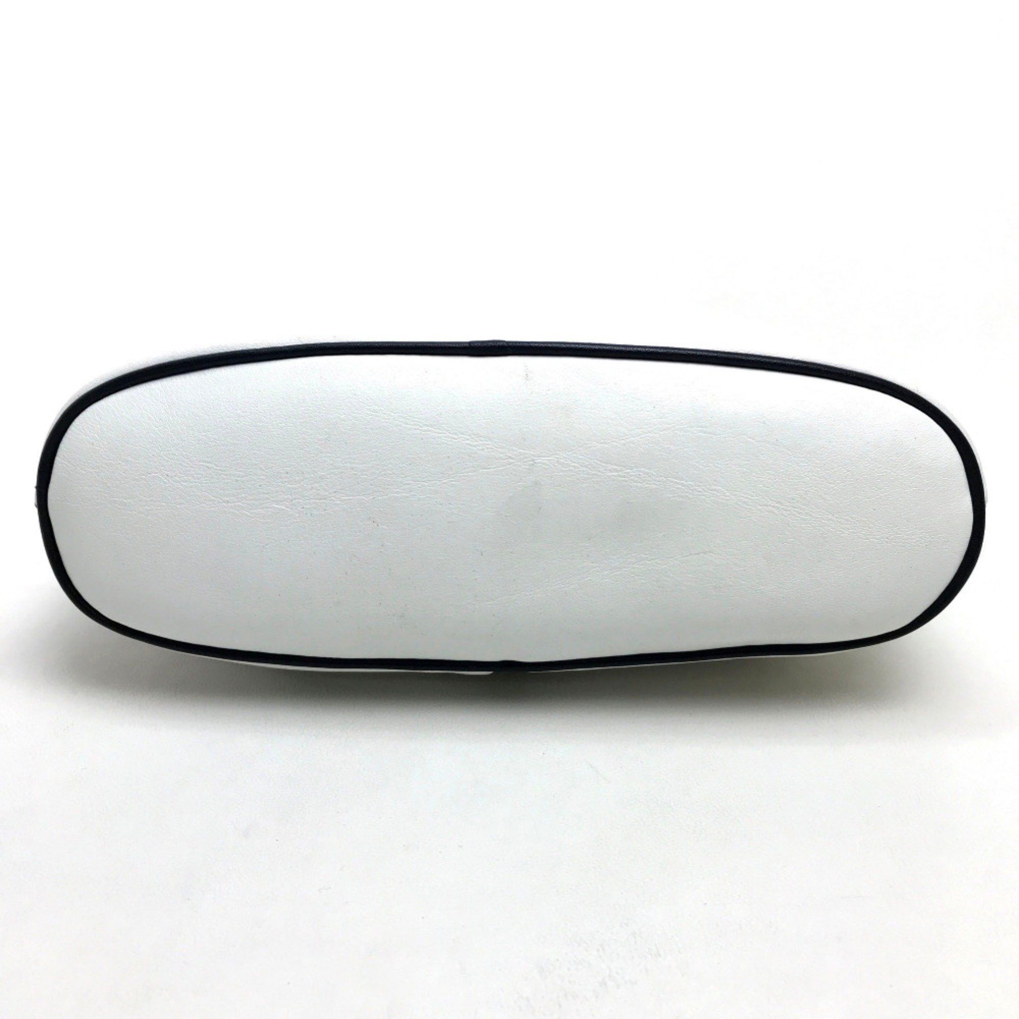 Celine CELINE Ribbon motif Bag Shoulder Bag White x Black Size ONE SIZE - 3 Thumbnail