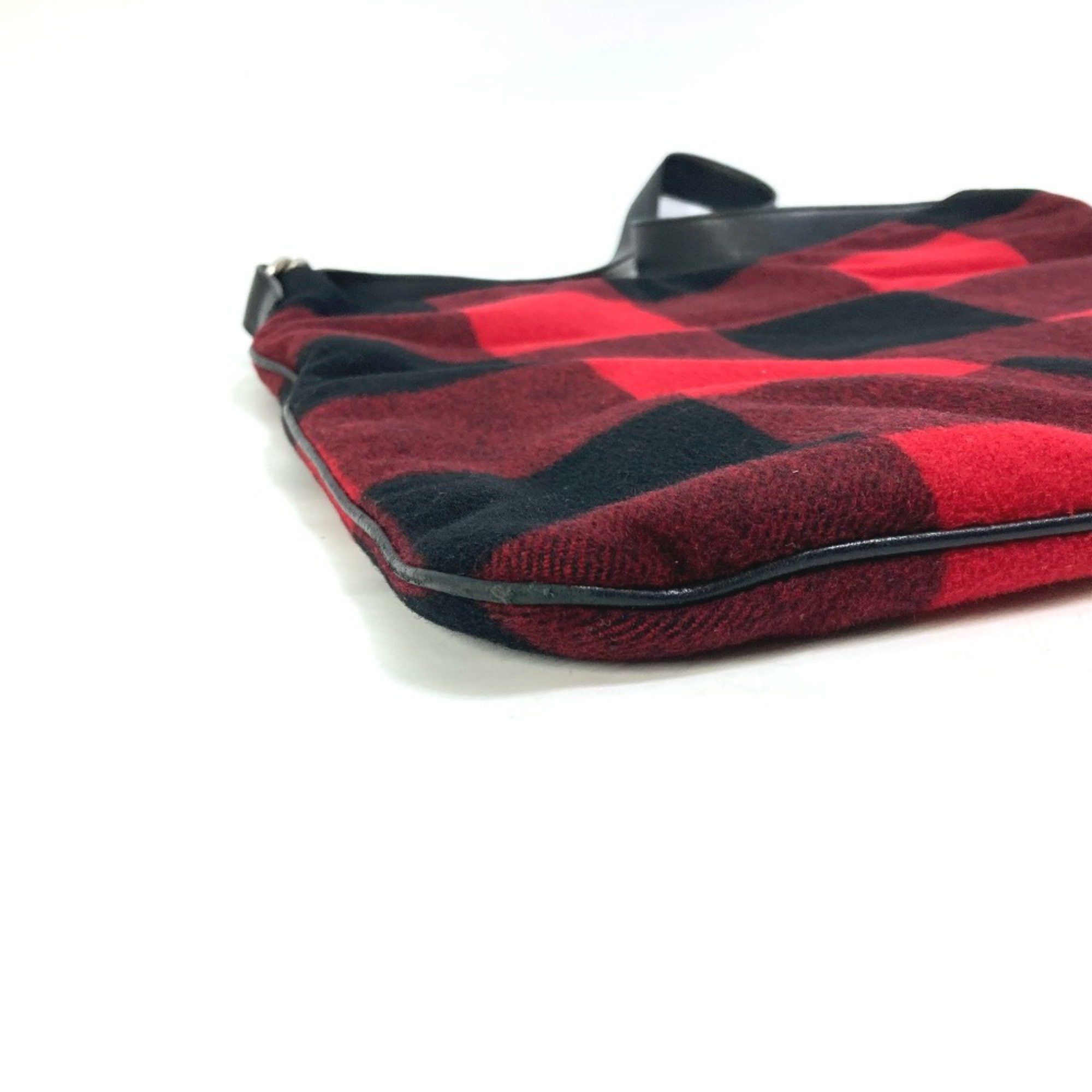 Celine CELINE check Crossbody bag Shoulder Bag Red Black Size ONE SIZE - 6 Thumbnail