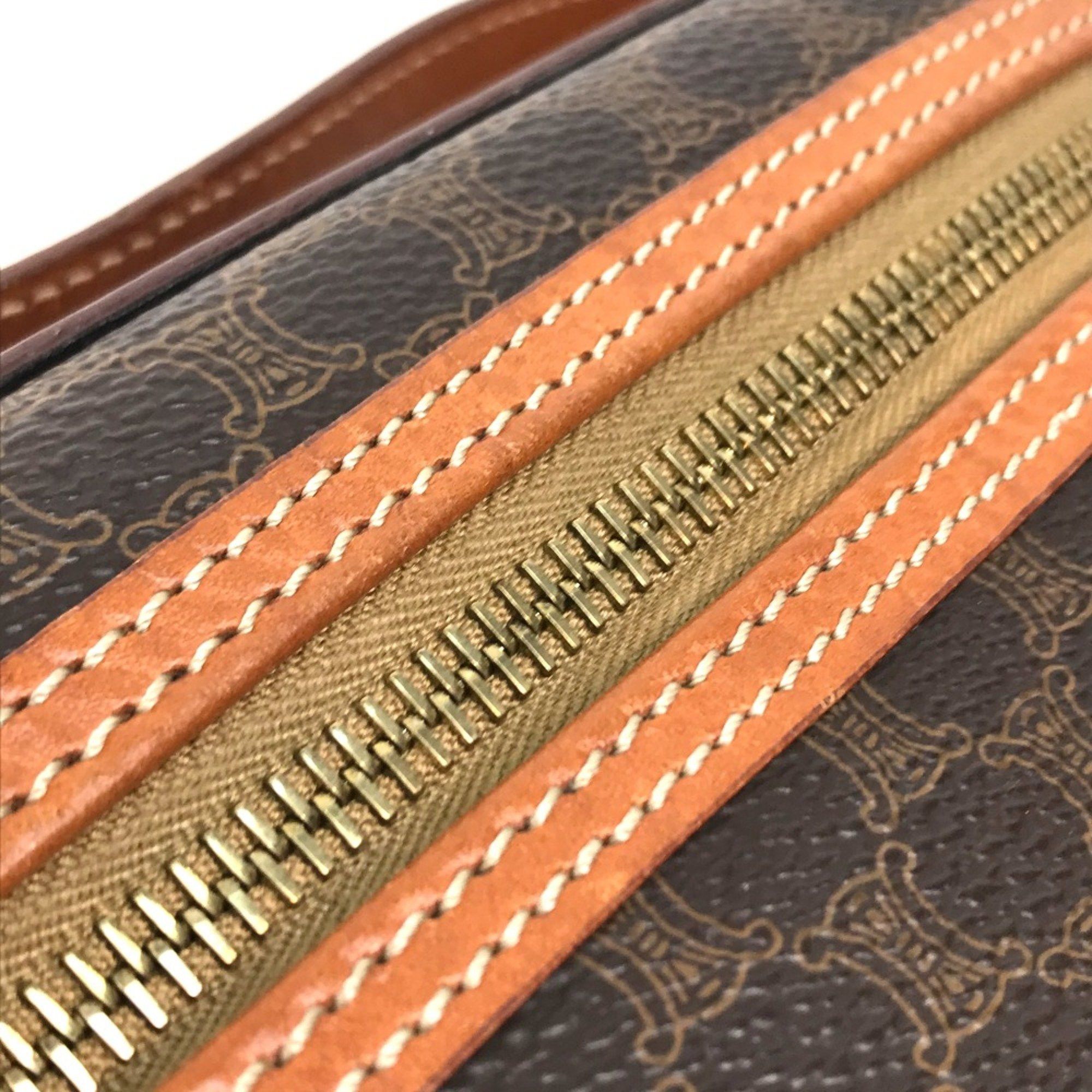 Celine CELINE Macadam Bag Hand Bag Vanity bag Brown Size ONE SIZE - 6 Thumbnail