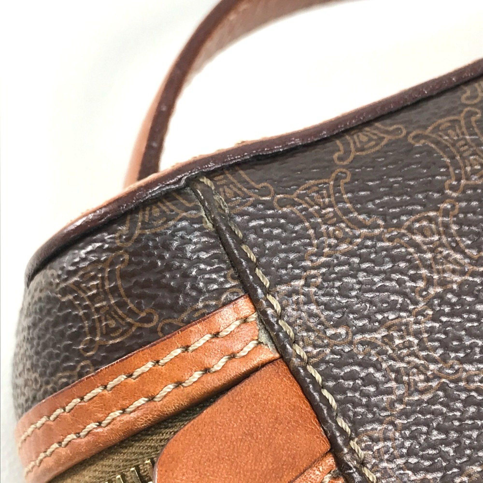Celine CELINE Macadam Bag Hand Bag Vanity bag Brown Size ONE SIZE - 9 Thumbnail
