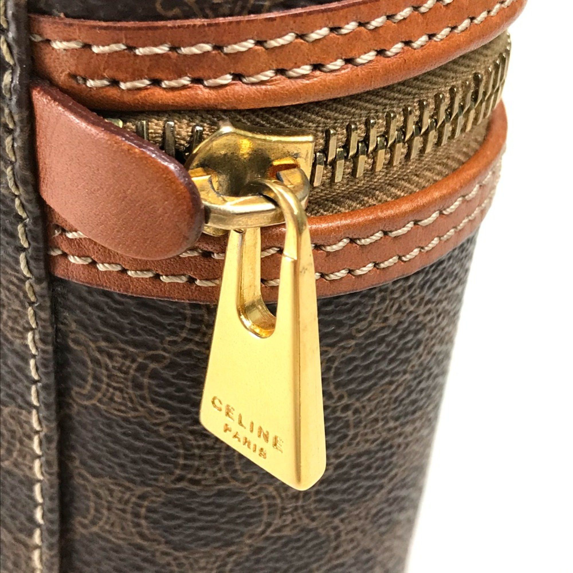 Celine CELINE Macadam Bag Hand Bag Vanity bag Brown Size ONE SIZE - 7 Thumbnail