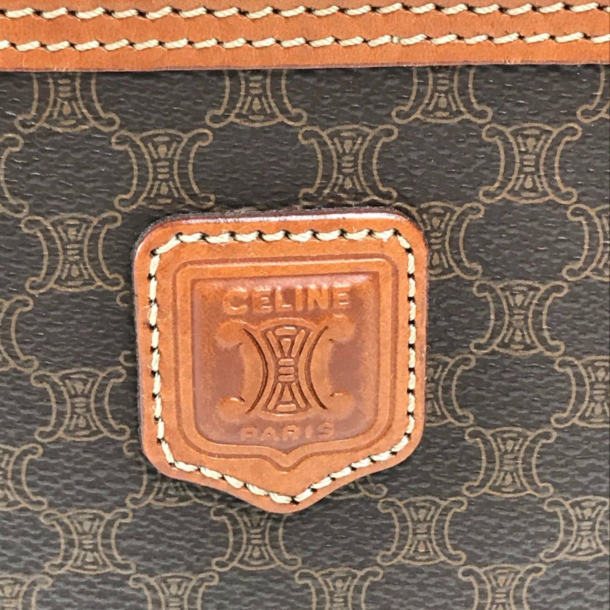 Celine CELINE Macadam Bag Hand Bag Vanity bag Brown Size ONE SIZE - 11 Thumbnail