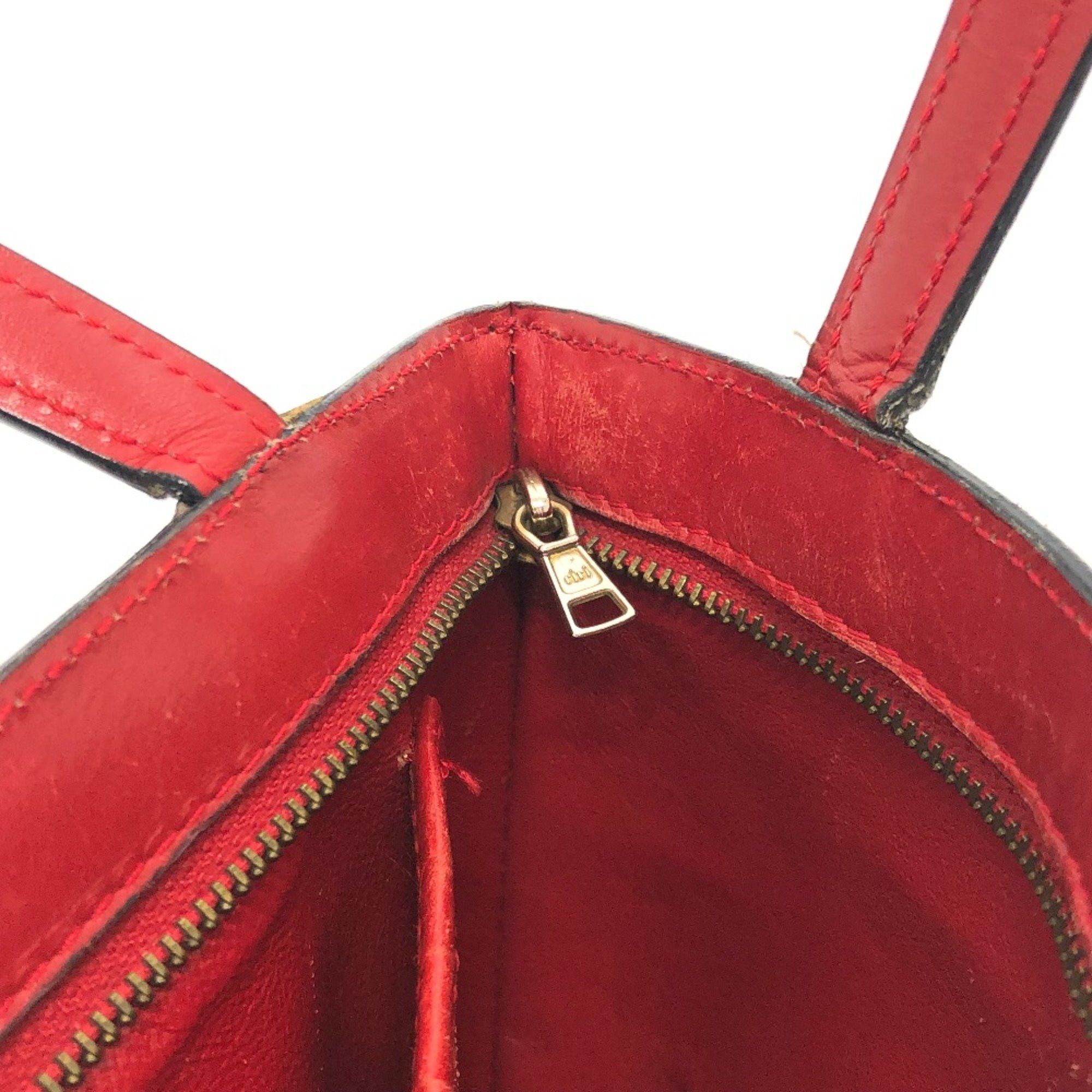 Celine CELINE Bag Hand Bag Red Size ONE SIZE - 5 Thumbnail