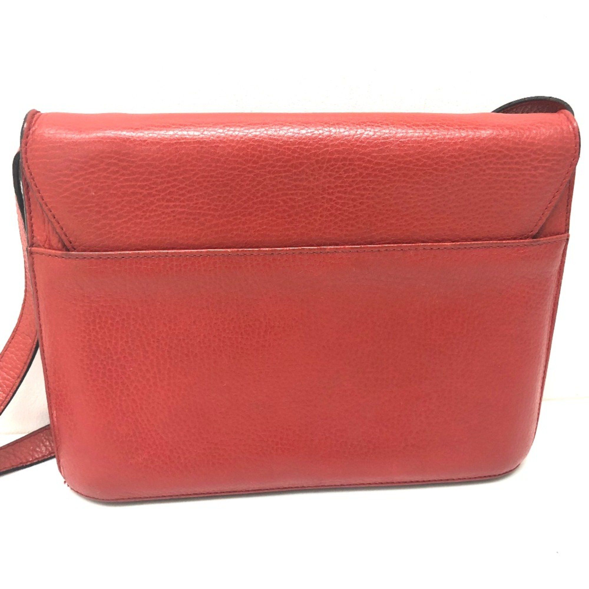 Celine CELINE Crossbody bag bag flap Shoulder Bag Red Red Size ONE SIZE - 2 Thumbnail