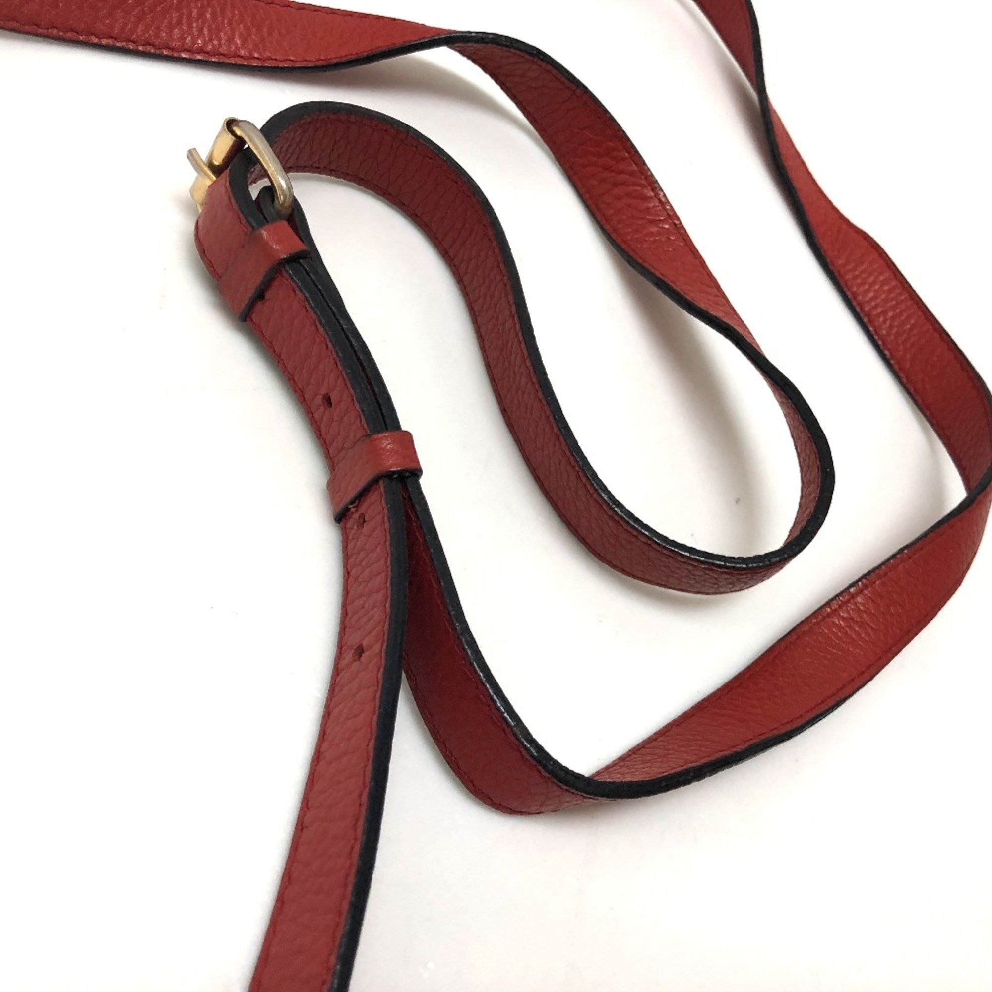 Celine CELINE Crossbody bag bag flap Shoulder Bag Red Red Size ONE SIZE - 9 Thumbnail