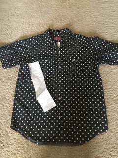 Supreme Supreme Denim Polka Dot Shirt | Grailed