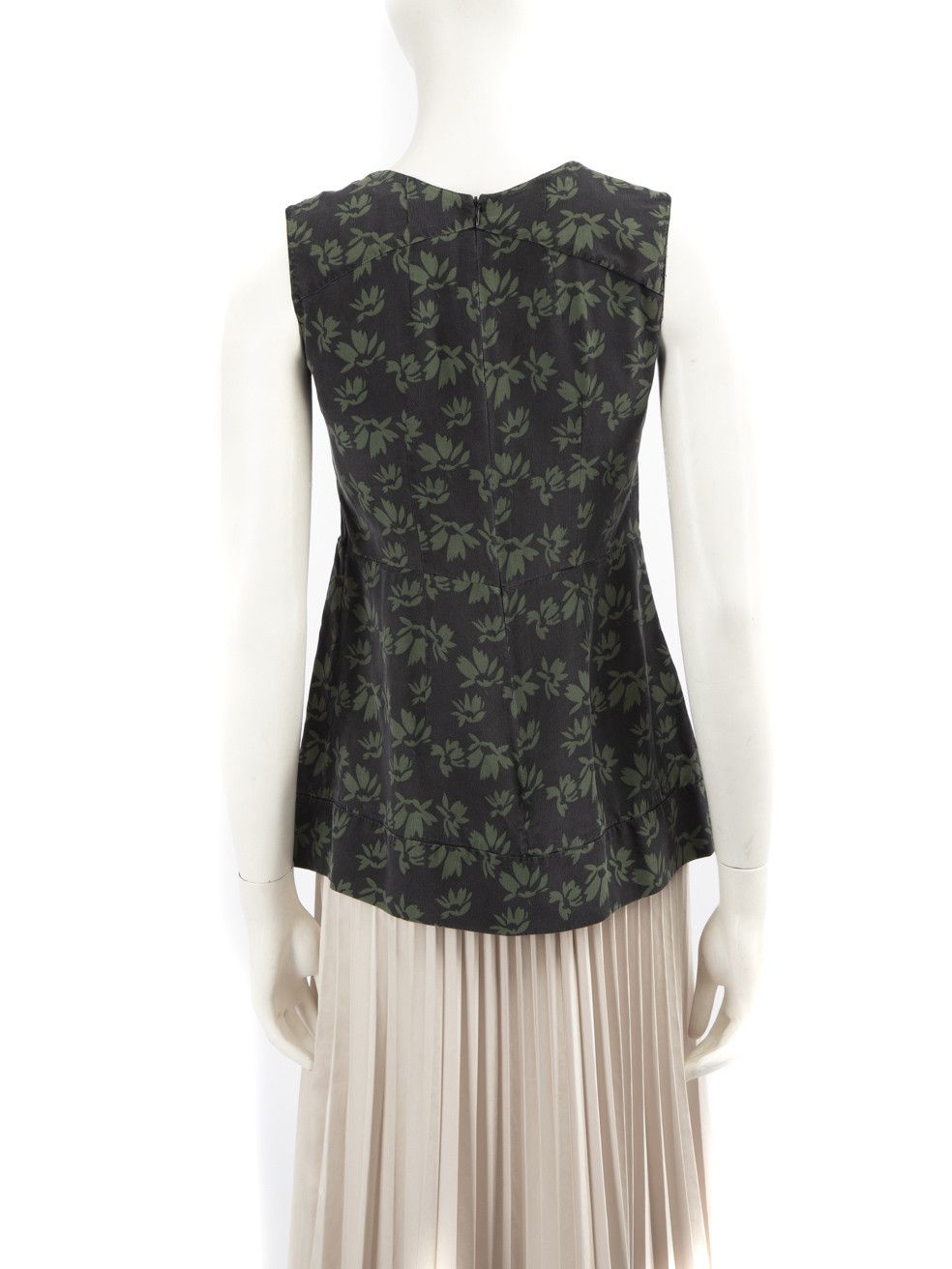 Marni Silk Floral Pattern Tank Top Size S / US 4 / IT 40 - 3 Thumbnail