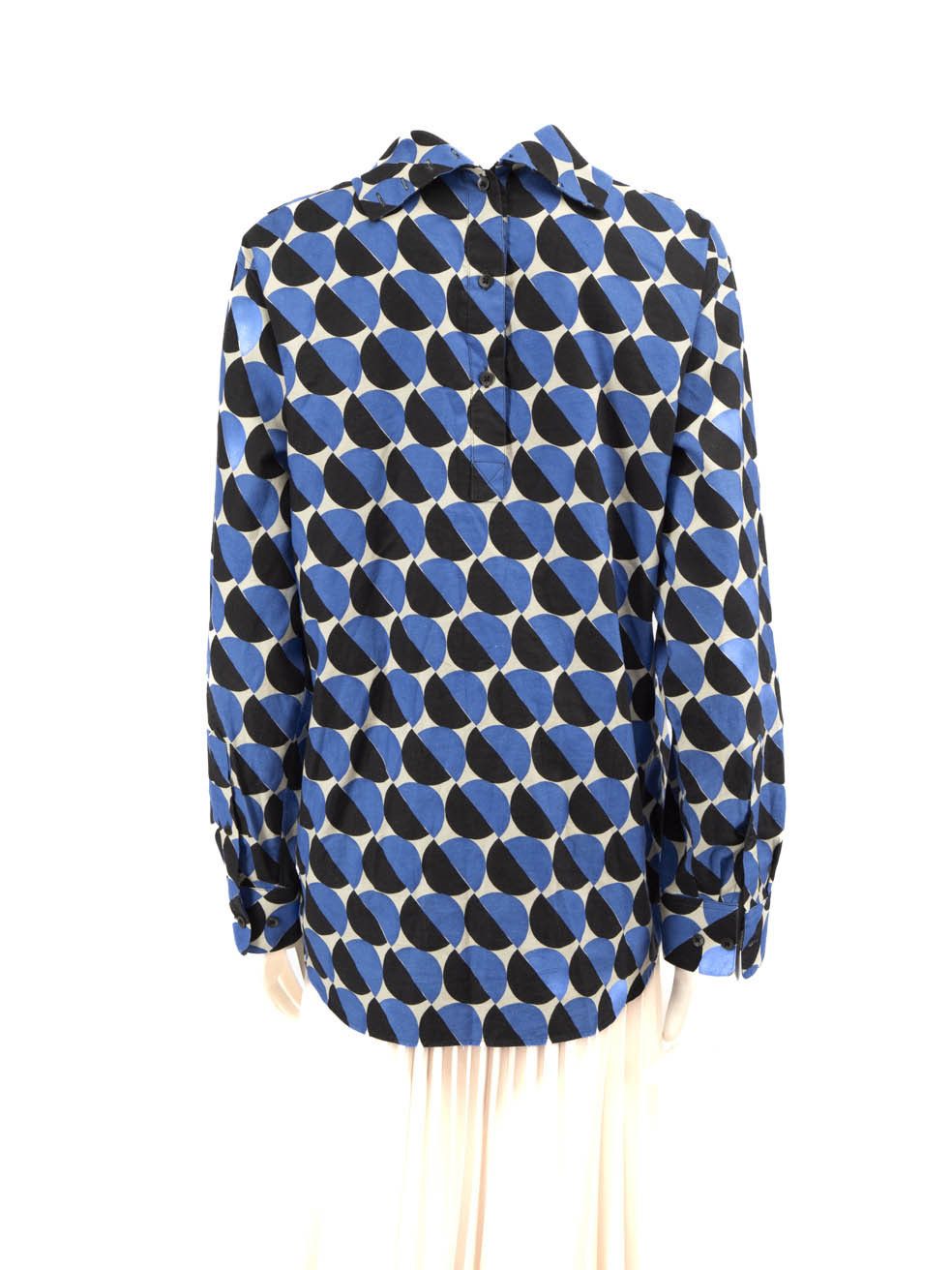 Dries Van Noten Abstract Pattern Shirt Size XS / US 0-2 / IT 36-38 - 3 Thumbnail