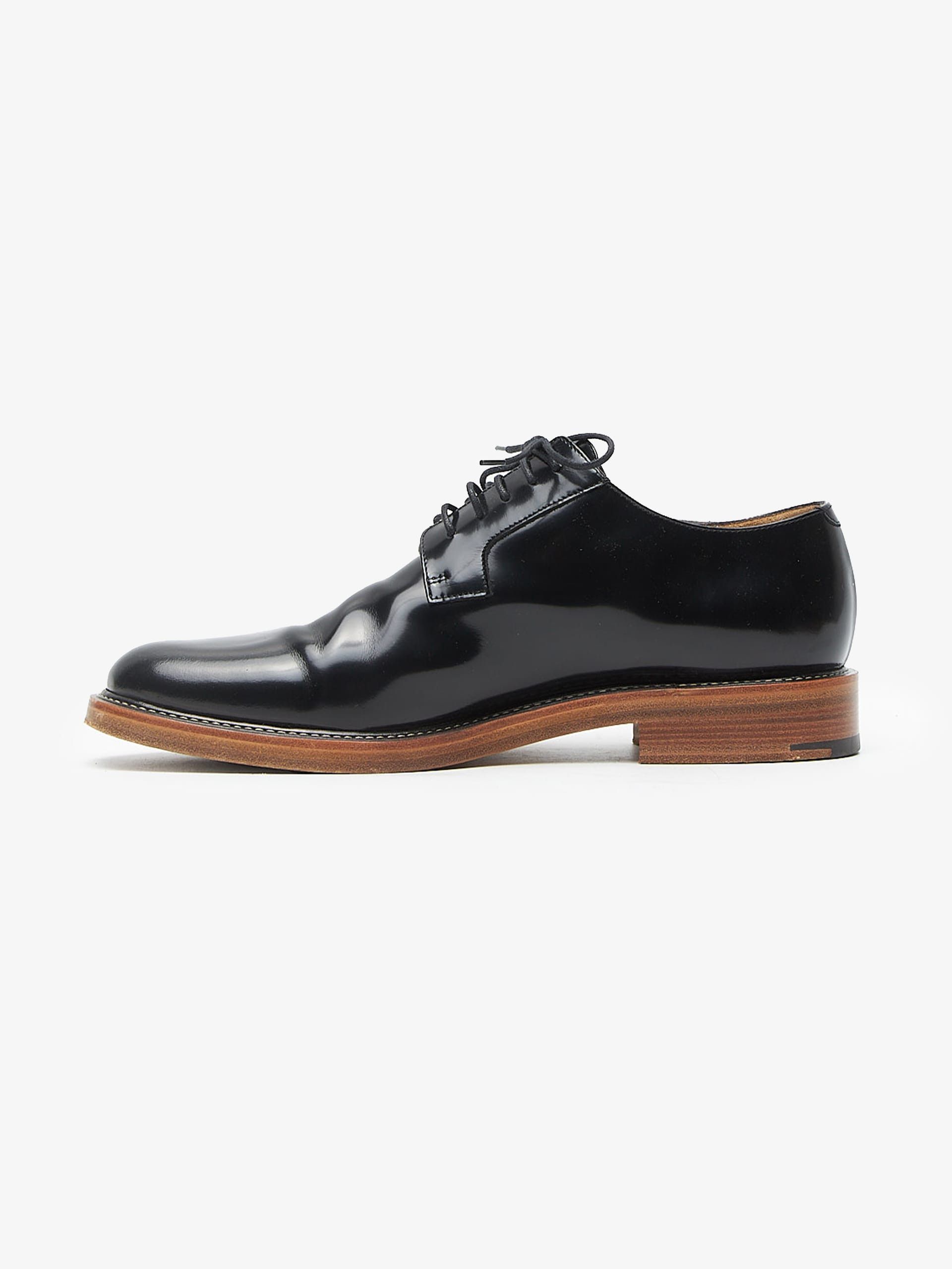 Dries Van Noten Black And Brown Sole Derby Boots Size US 10 / EU 43 - 3 Thumbnail