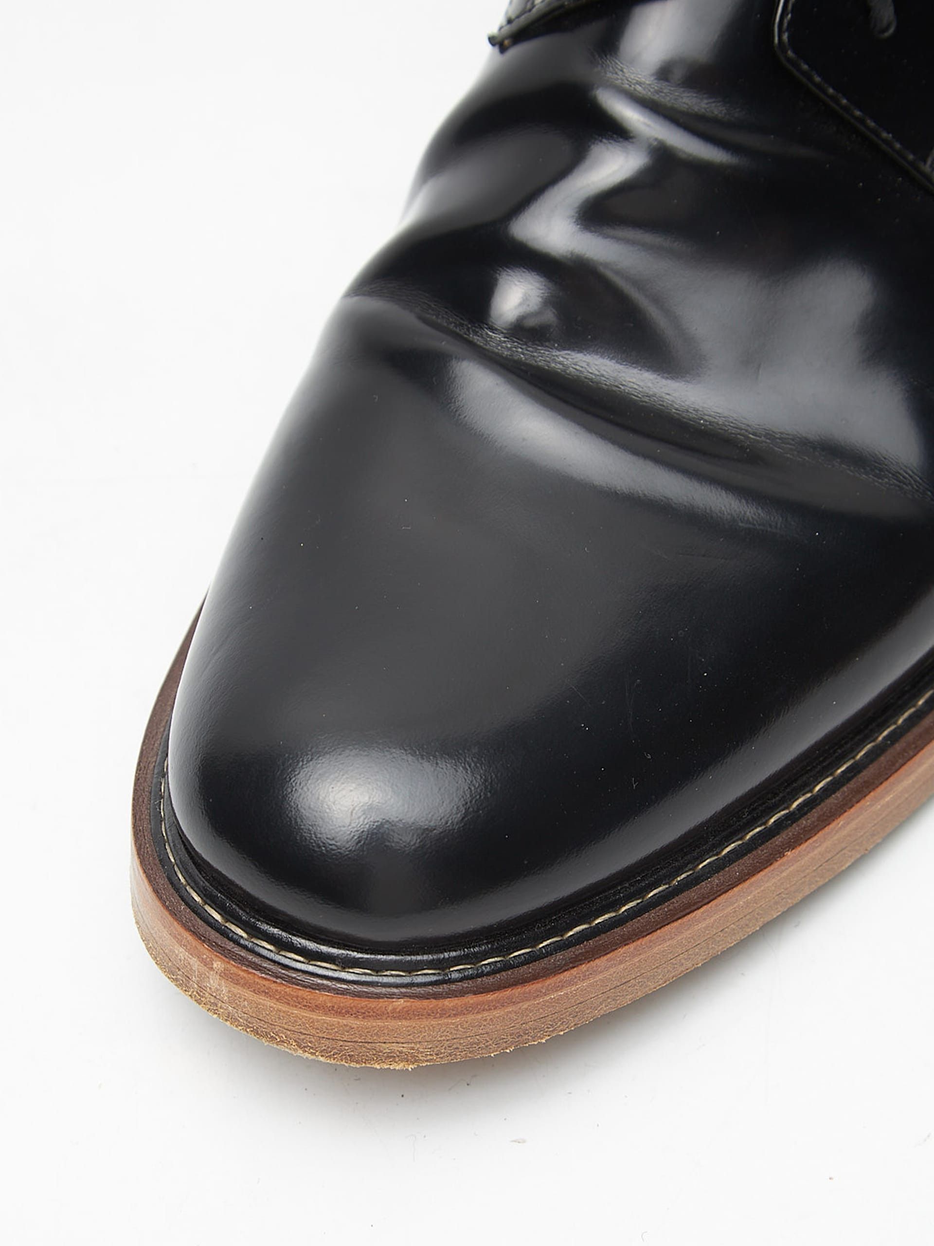 Dries Van Noten Black And Brown Sole Derby Boots Size US 10 / EU 43 - 5 Thumbnail