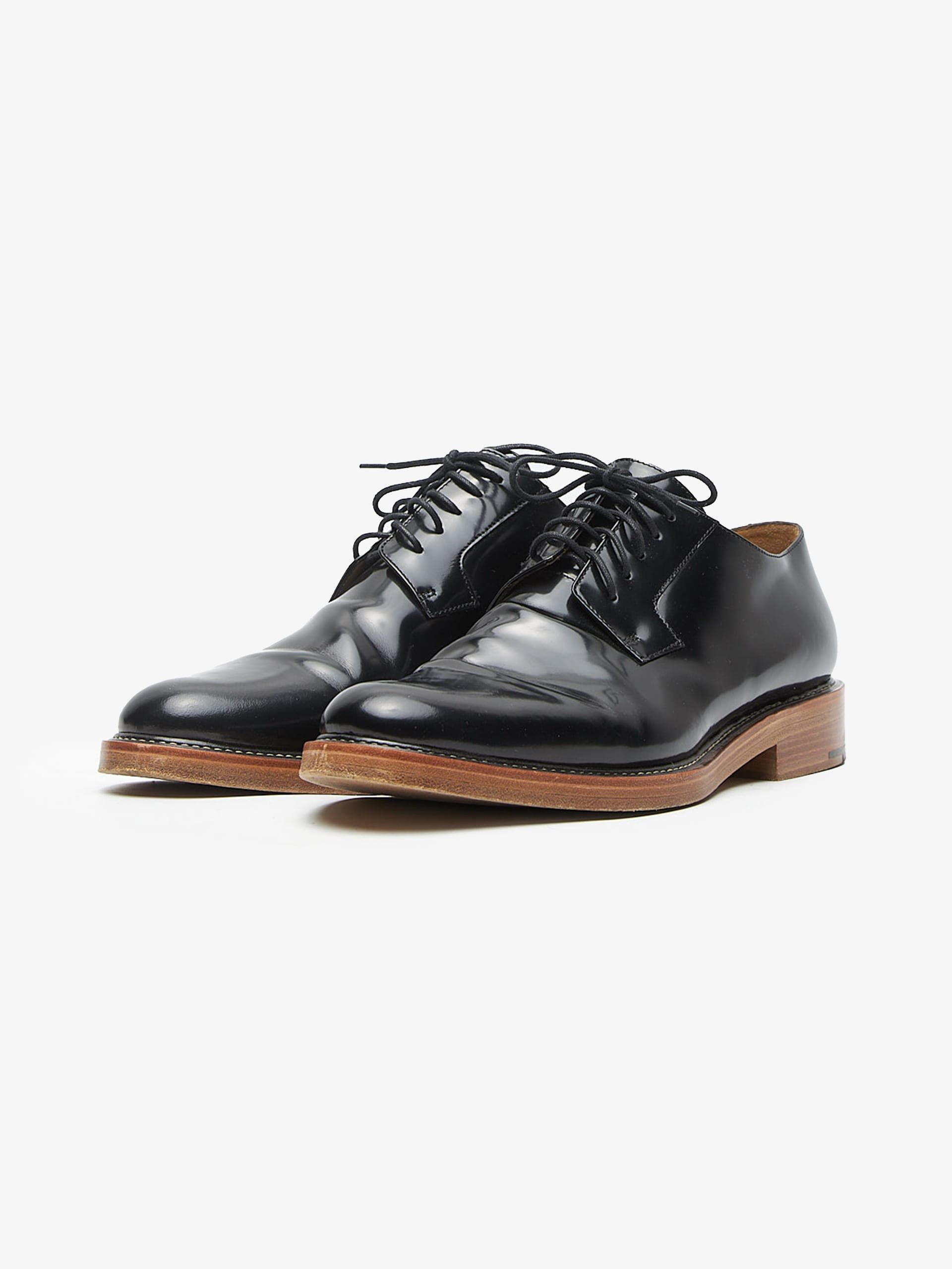 Dries Van Noten Black And Brown Sole Derby Boots Size US 10 / EU 43 - 2 Thumbnail