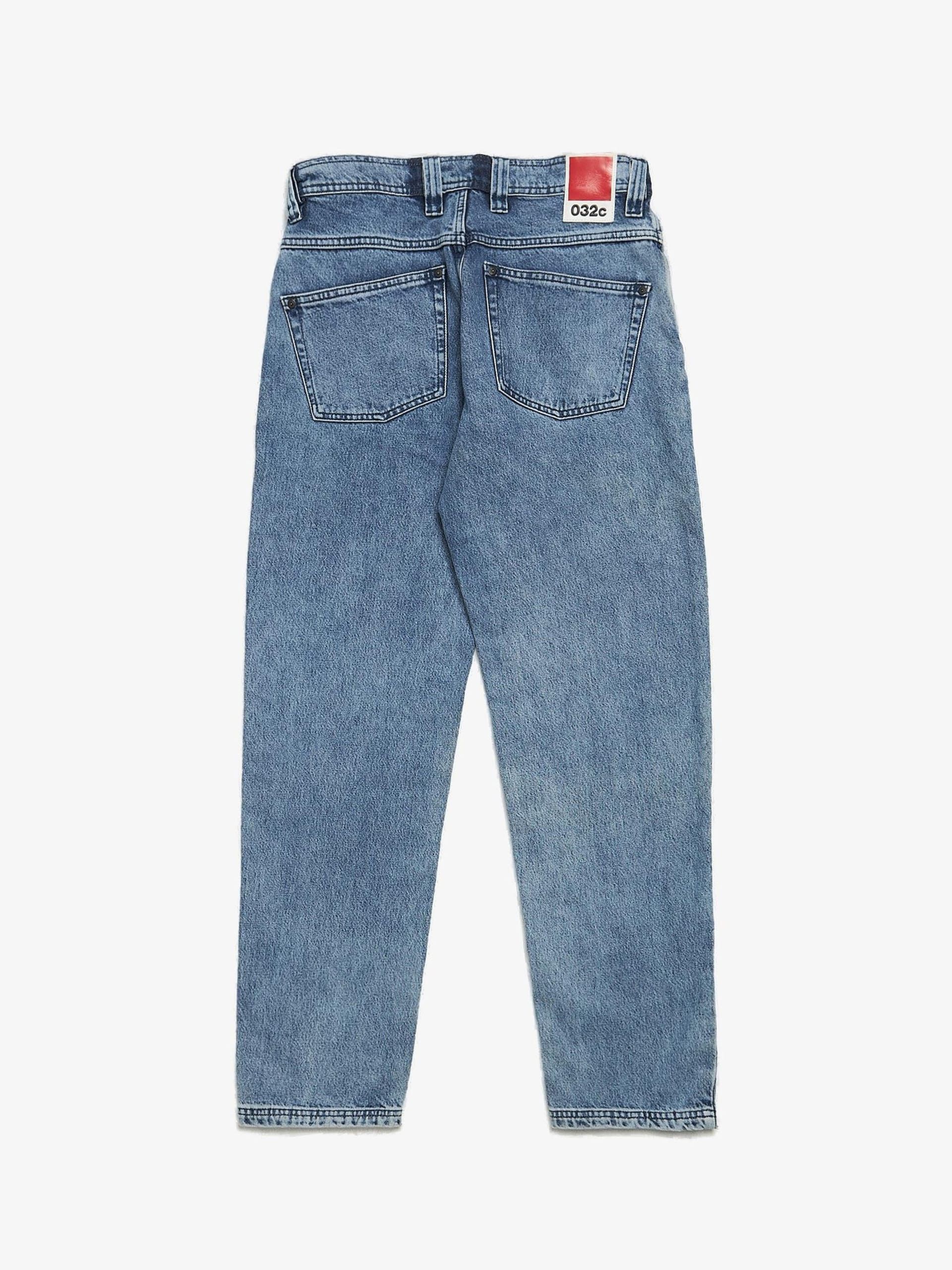 032c Blue Straight Denim Size US 33 - 2 Thumbnail
