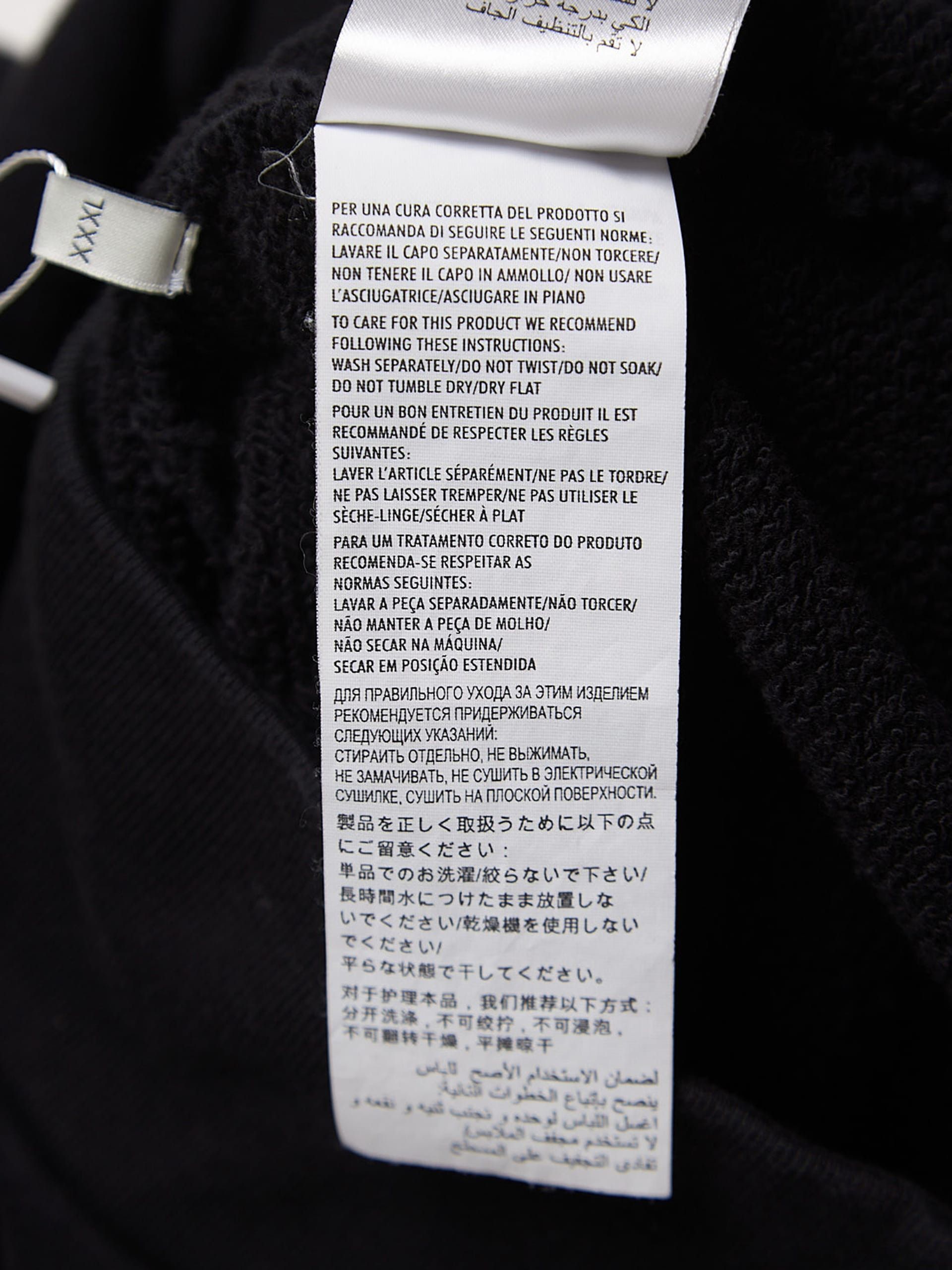 Gucci Black Logo Printed Cotton Hoodie Size US XXL / EU 58 / 5 - 5 Thumbnail