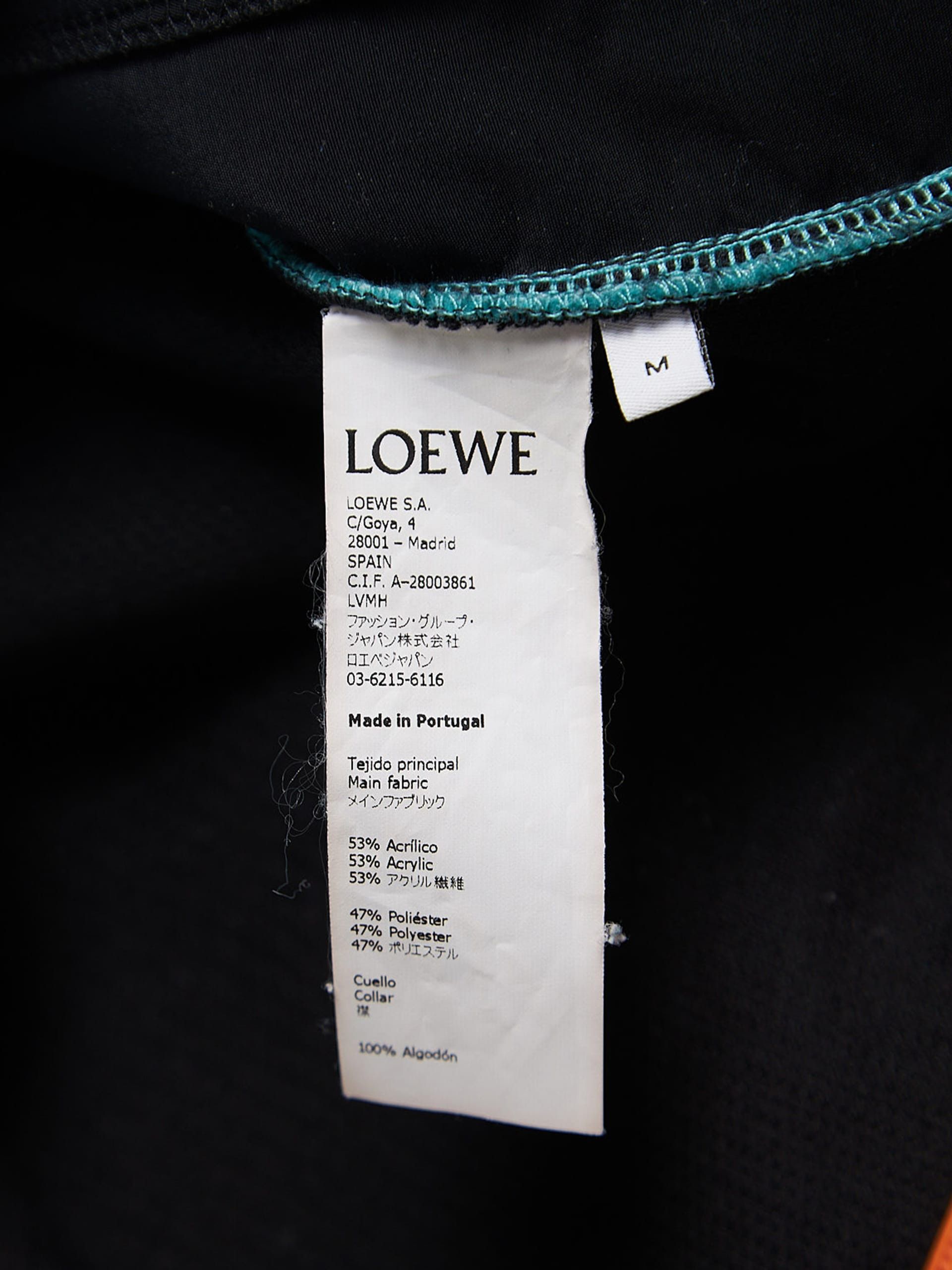 Loewe Half Zipped Colour Block Fleece Sweatshirt Size US M / EU 48-50 / 2 - 4 Thumbnail