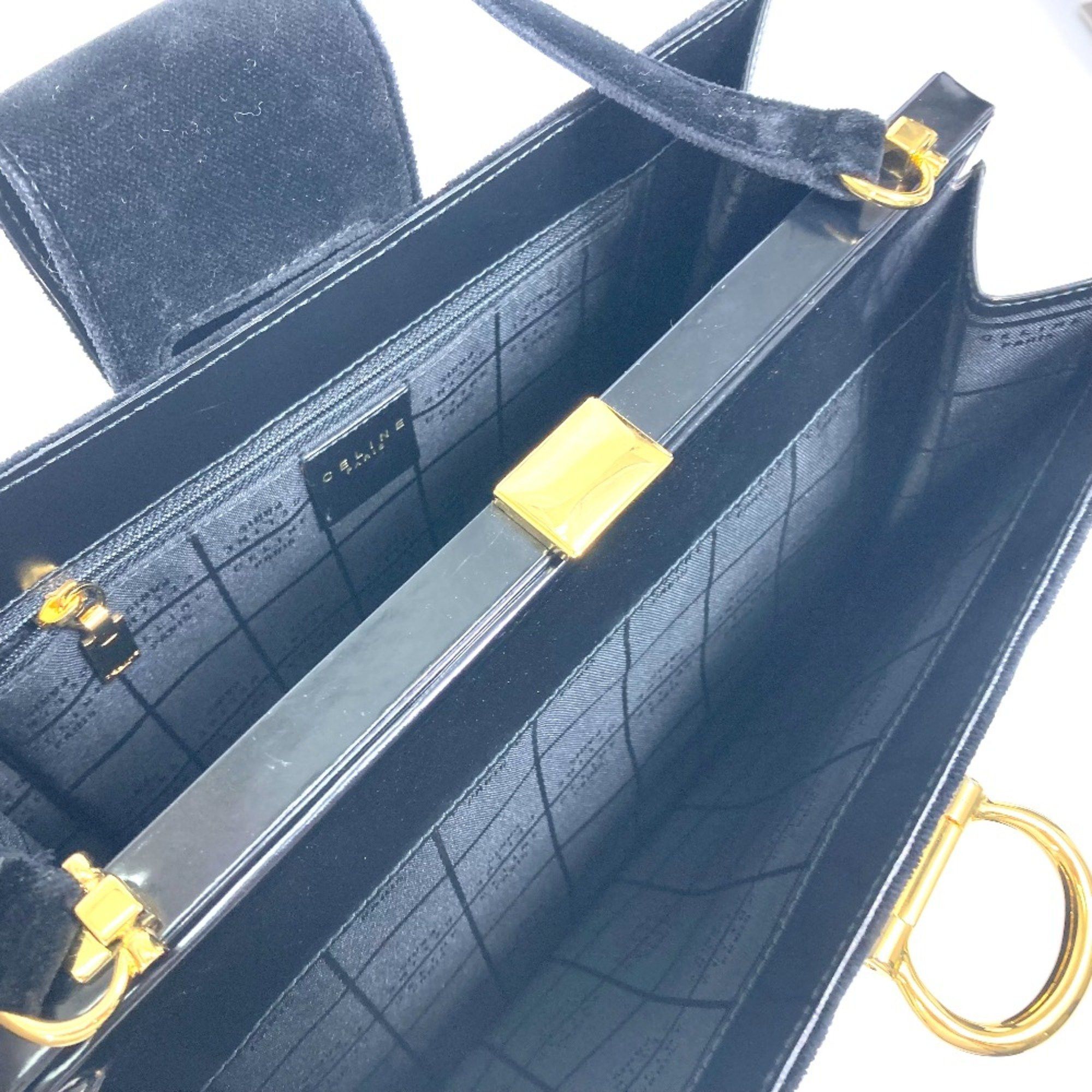Celine CELINE Kisslock bag shawl Shoulder Bag Black Size ONE SIZE - 12 Thumbnail