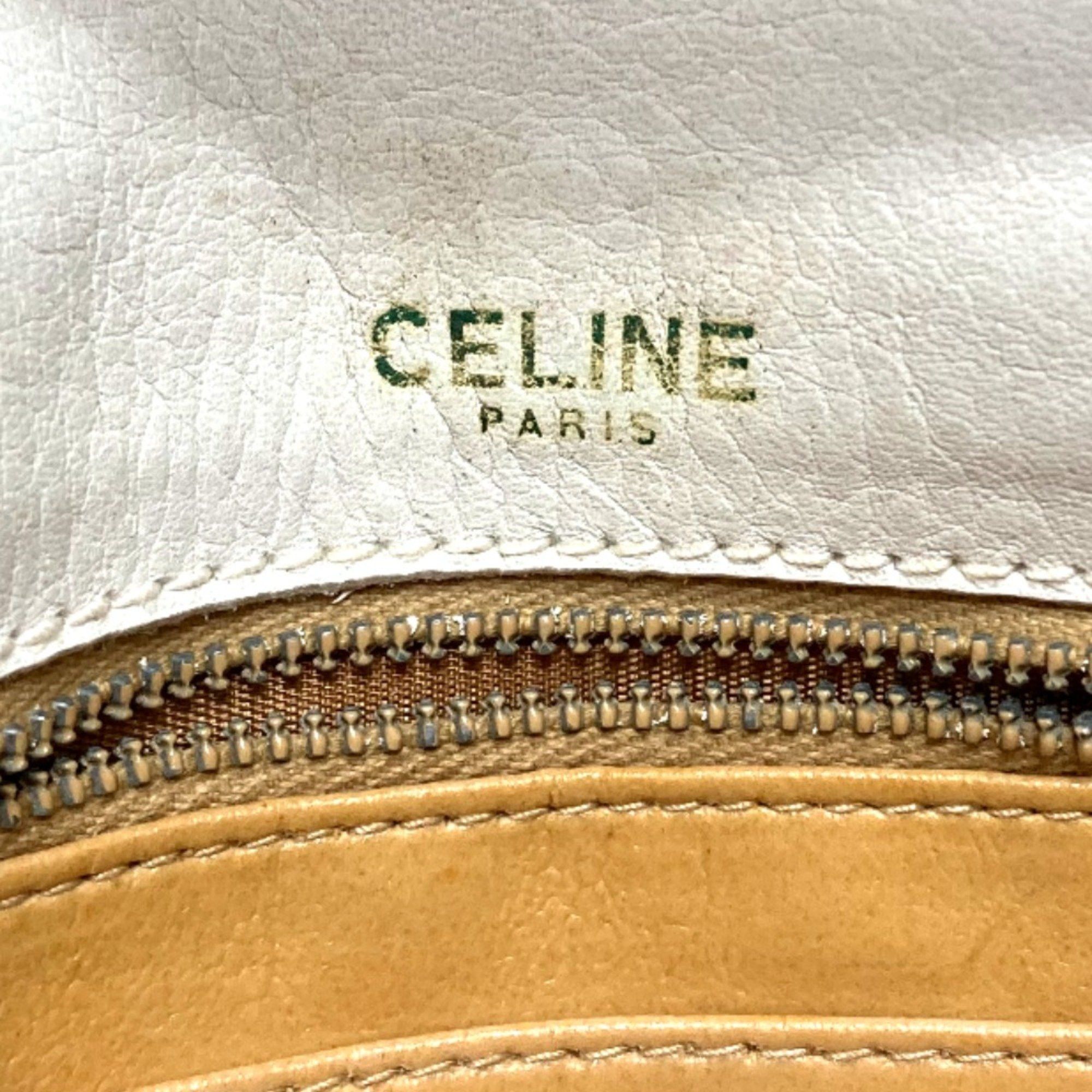 Celine CELINE MacadamHardware Bag 2way Crossbody Shoulder Bag White GoldHardware Size ONE SIZE - 7 Thumbnail