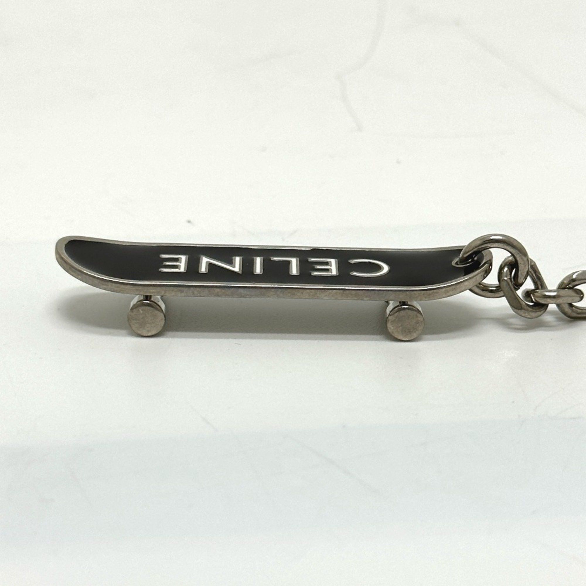 Celine CELINE Bag Charm Key Holder Black Silver Size ONE SIZE - 3 Thumbnail
