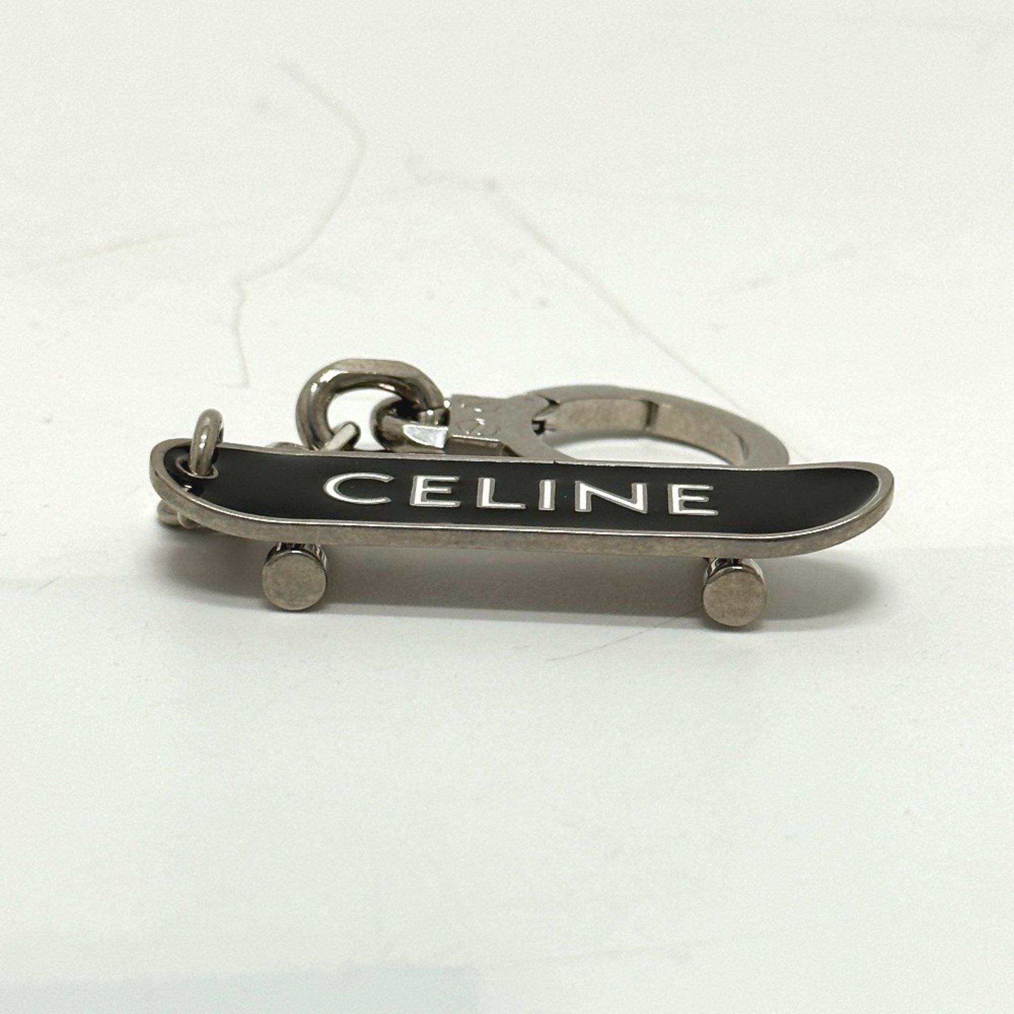 Celine CELINE Bag Charm Key Holder Black Silver Size ONE SIZE - 5 Thumbnail