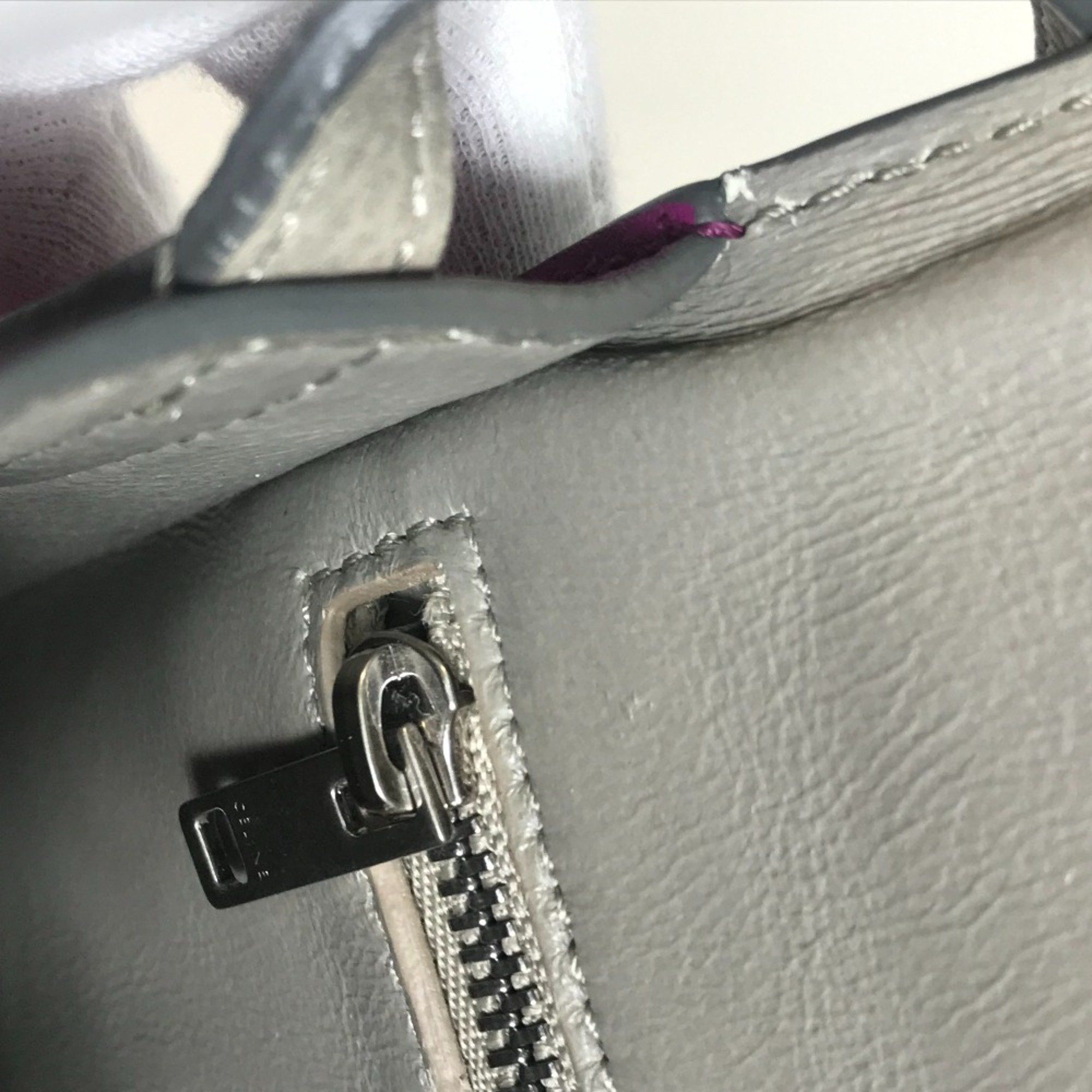 Celine CELINE Bicolor bag Crossbody shawl Shoulder Bag Gray x purple pink Size ONE SIZE - 11 Thumbnail