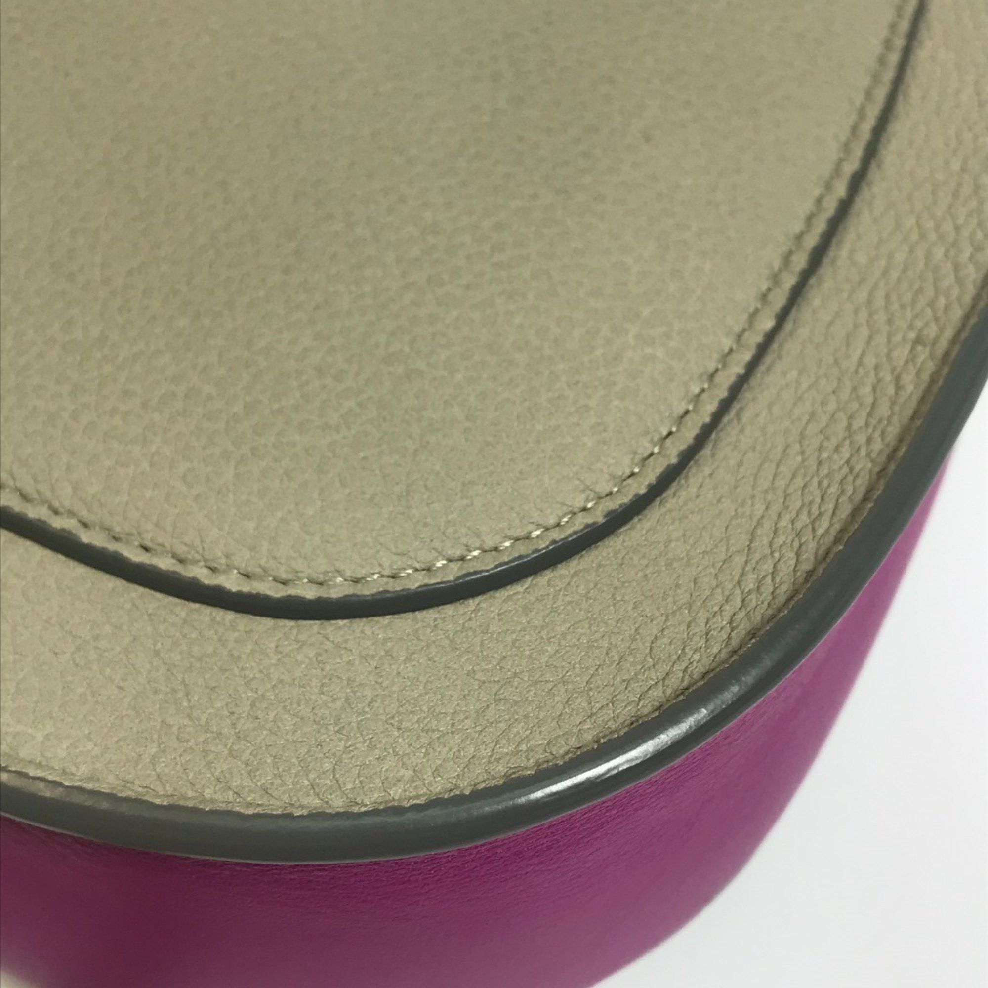 Celine CELINE Bicolor bag Crossbody shawl Shoulder Bag Gray x purple pink Size ONE SIZE - 5 Thumbnail