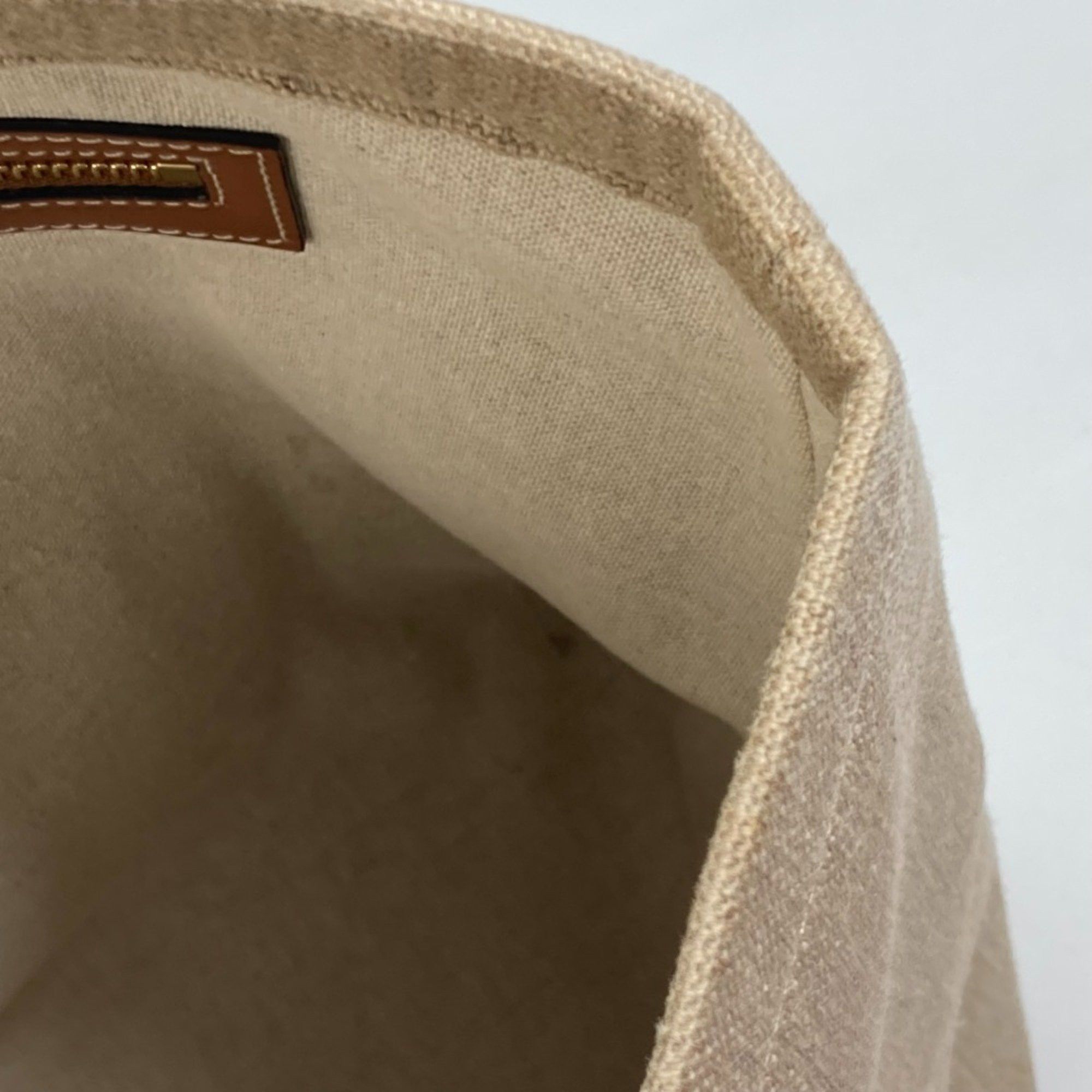 Celine CELINE 19006 Shoulder Logo Tote Bag Shoulder Bag Brown Size ONE SIZE - 12 Thumbnail