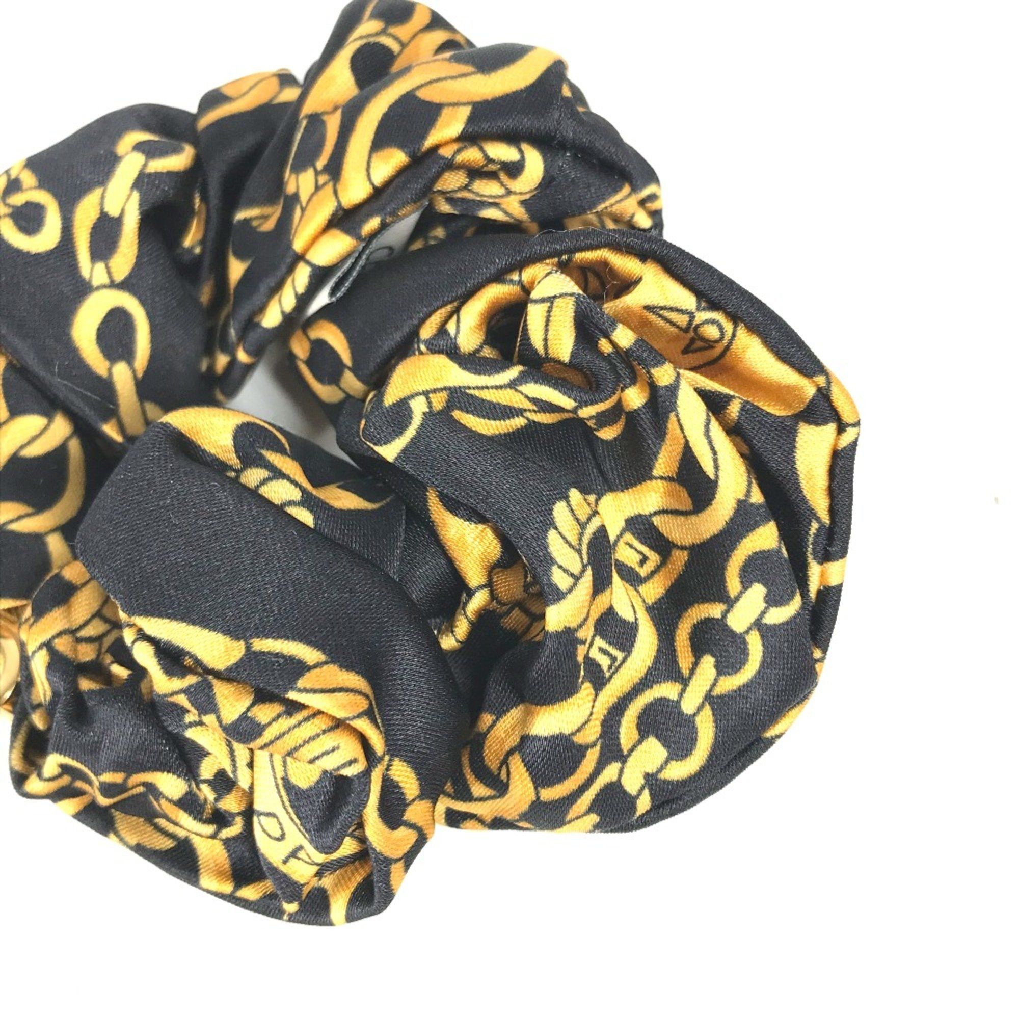 Celine CELINE Triomphe hair accessories hair rubber Shush Black yellow Size ONE SIZE - 5 Thumbnail