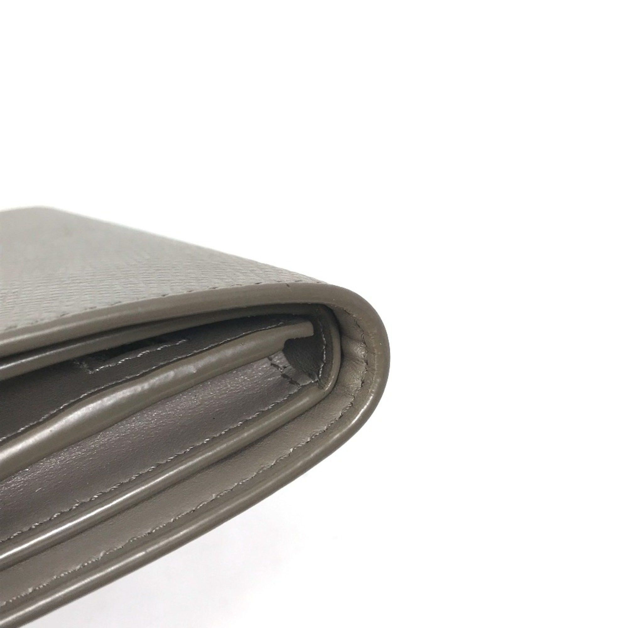 Celine CELINE 10B643BRU.10PI Bicolor Trifold wallet Pebble /Mineral Gray x light blue Size ONE SIZE - 5 Thumbnail