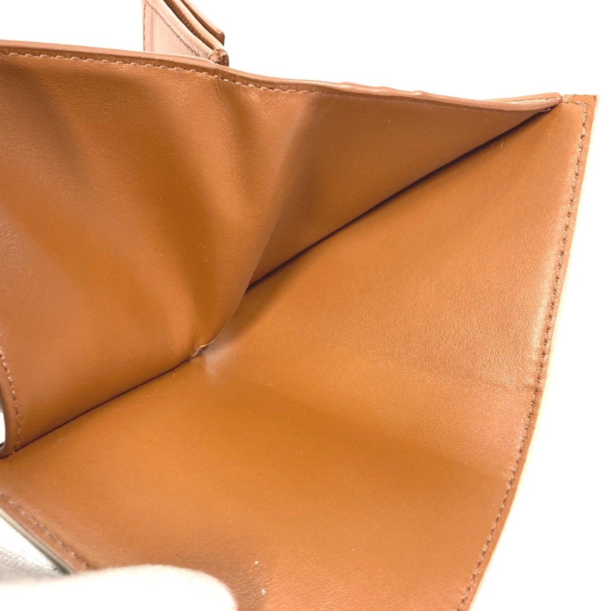 Celine CELINE Macadam Triomphe Folded wallet White/Brown Size ONE SIZE - 12 Thumbnail
