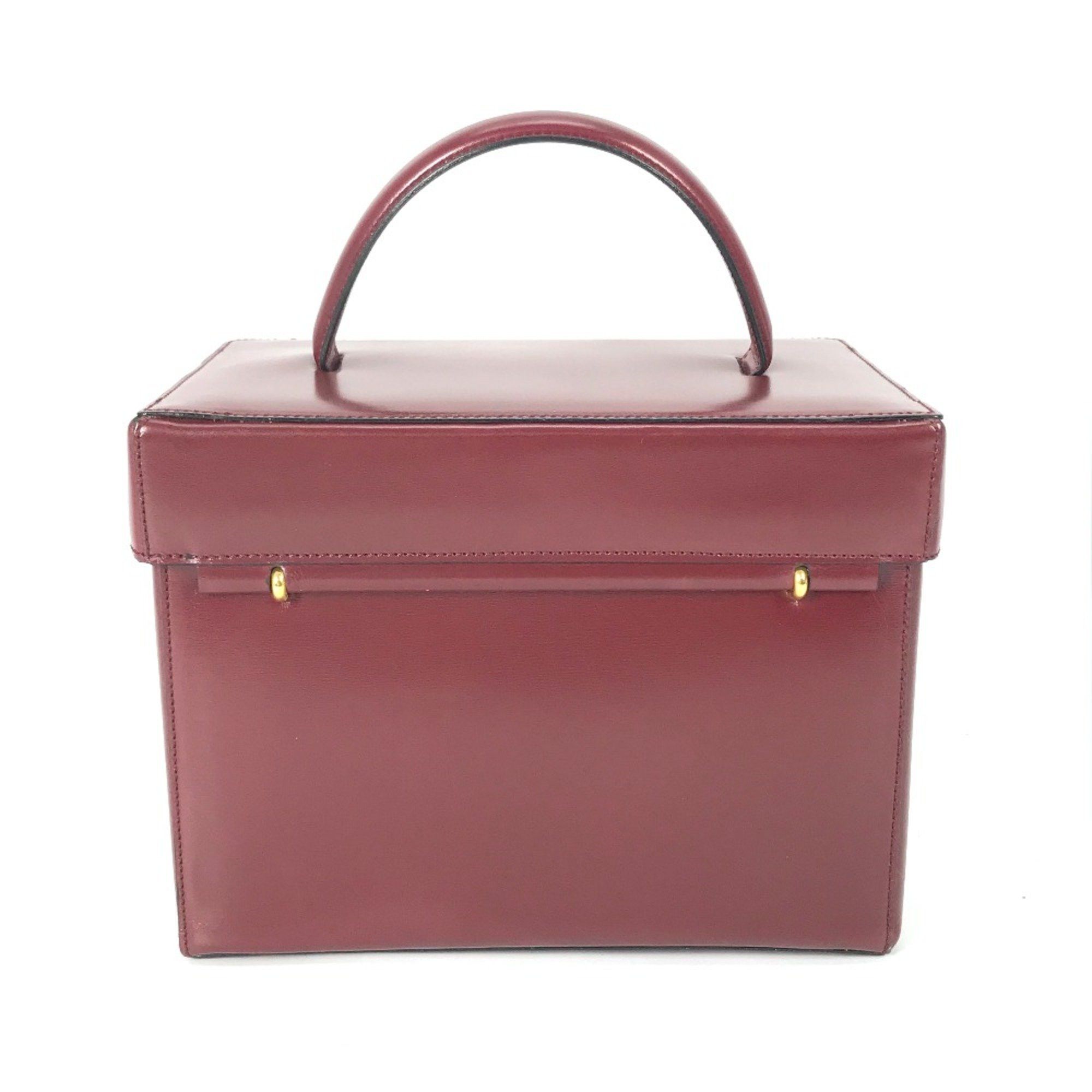 Celine CELINE vintage Box BOX bag with mirror Hand Bag Bordeaux Based Size ONE SIZE - 2 Thumbnail