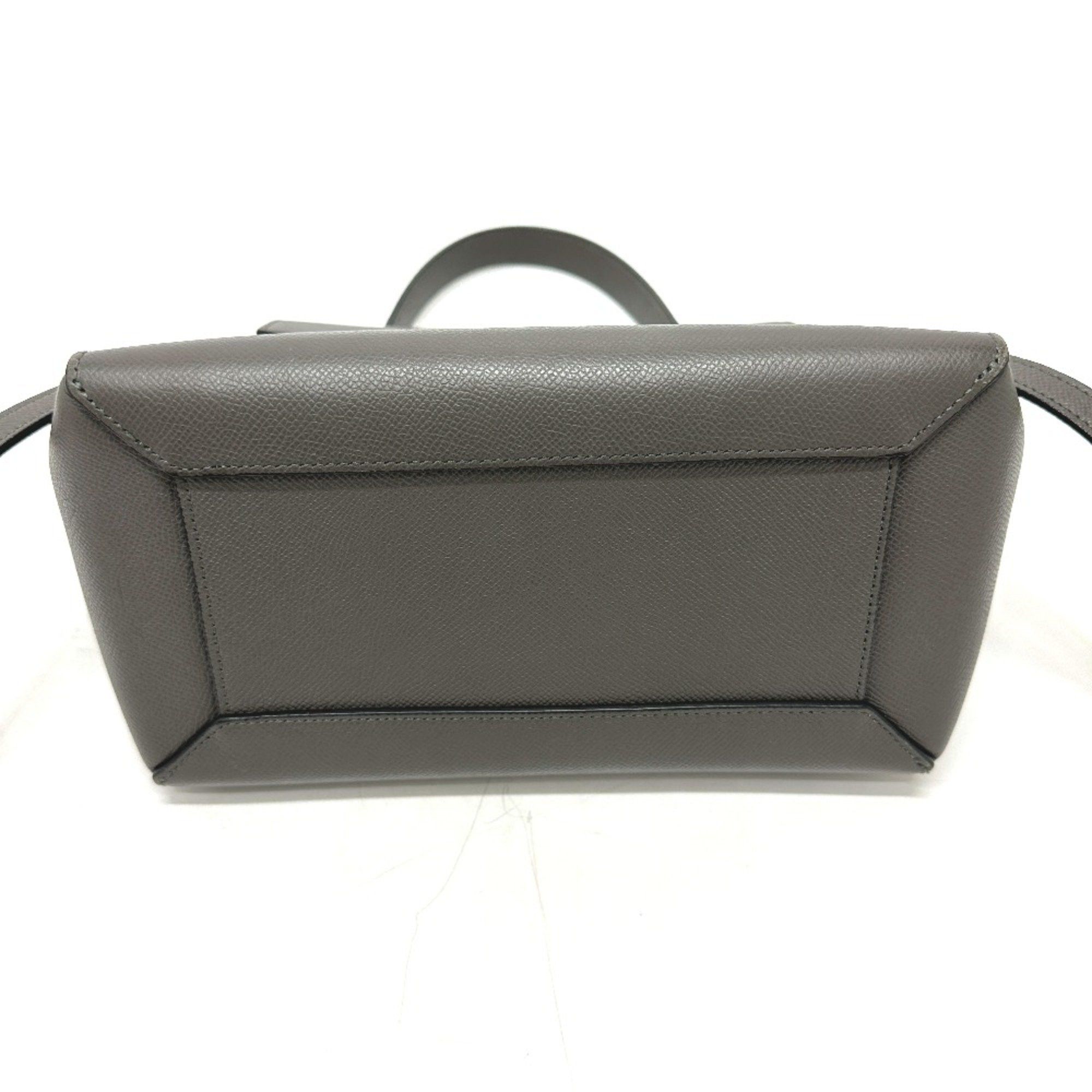 Celine CELINE 189153 logo 2WAY Shoulder Bag Hand Bag gray Size ONE SIZE - 3 Thumbnail