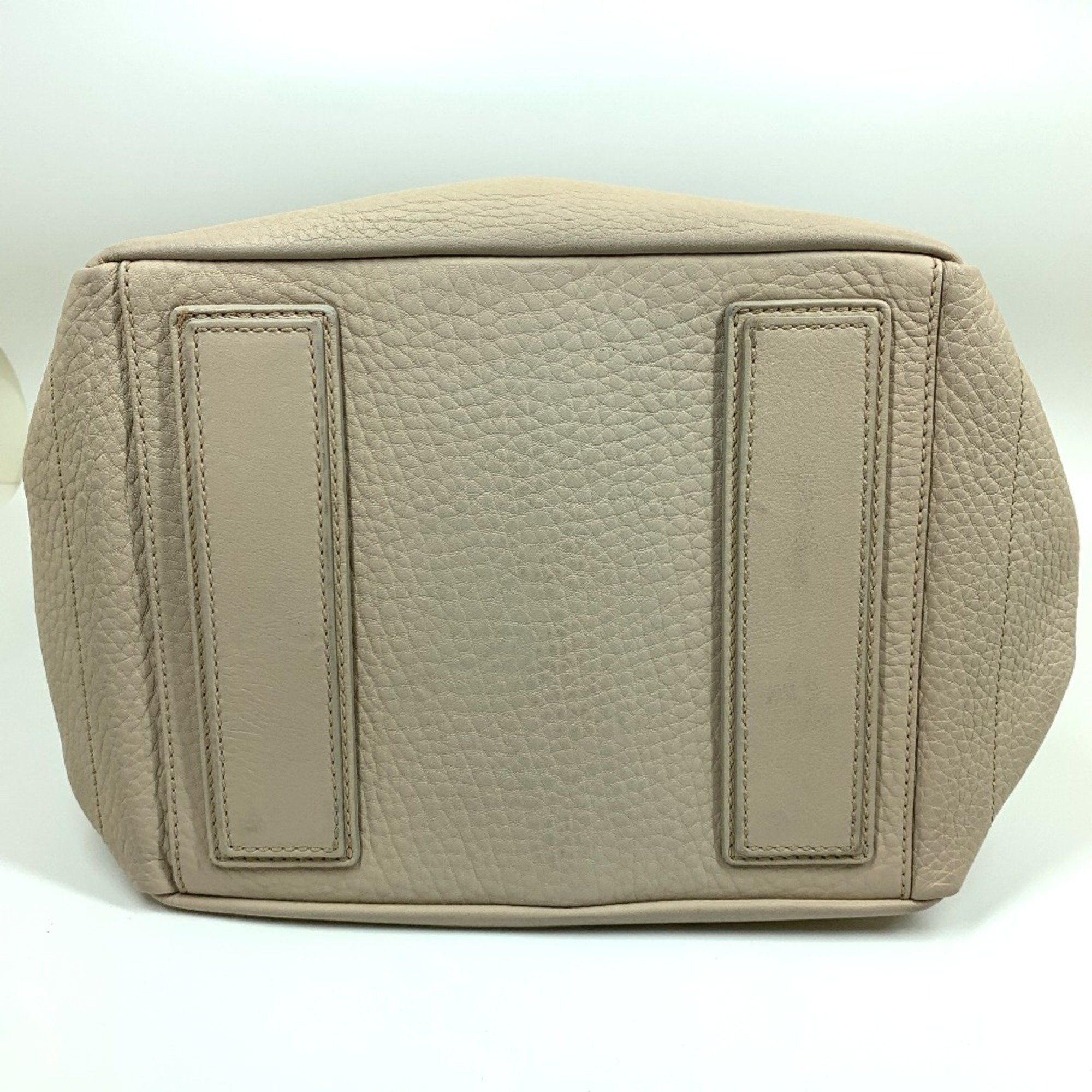 Celine CELINE Old logo Bag Hand Bag Beige Size ONE SIZE - 3 Thumbnail