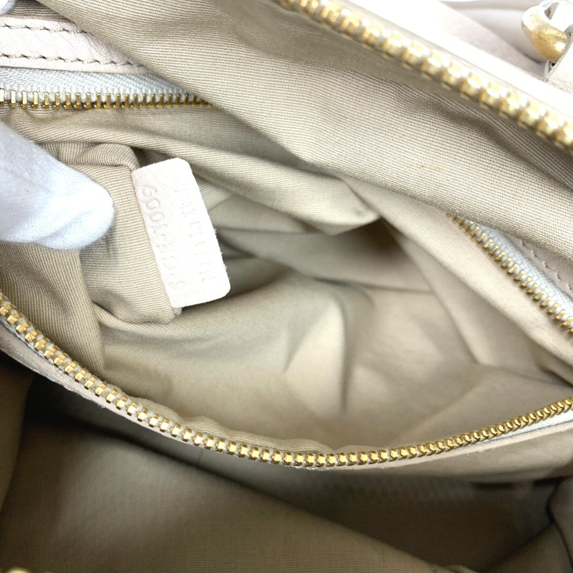Celine CELINE Old logo Bag Hand Bag Beige Size ONE SIZE - 14 Thumbnail
