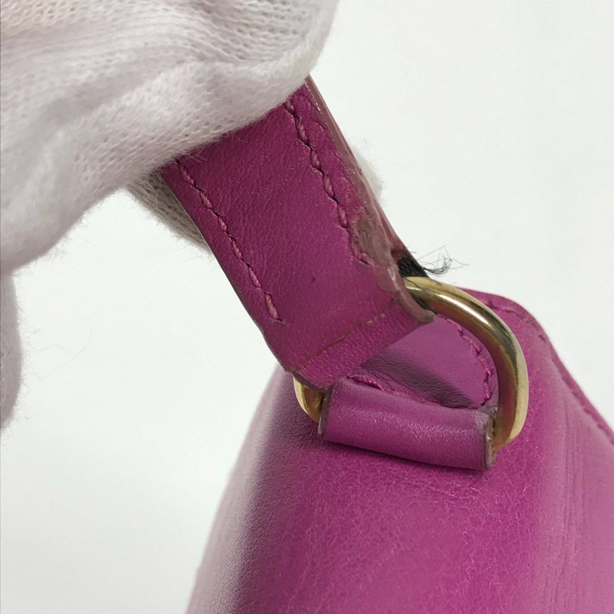 Celine CELINE Bag vintage bag Hand Bag Purple Based Gold Size ONE SIZE - 10 Thumbnail