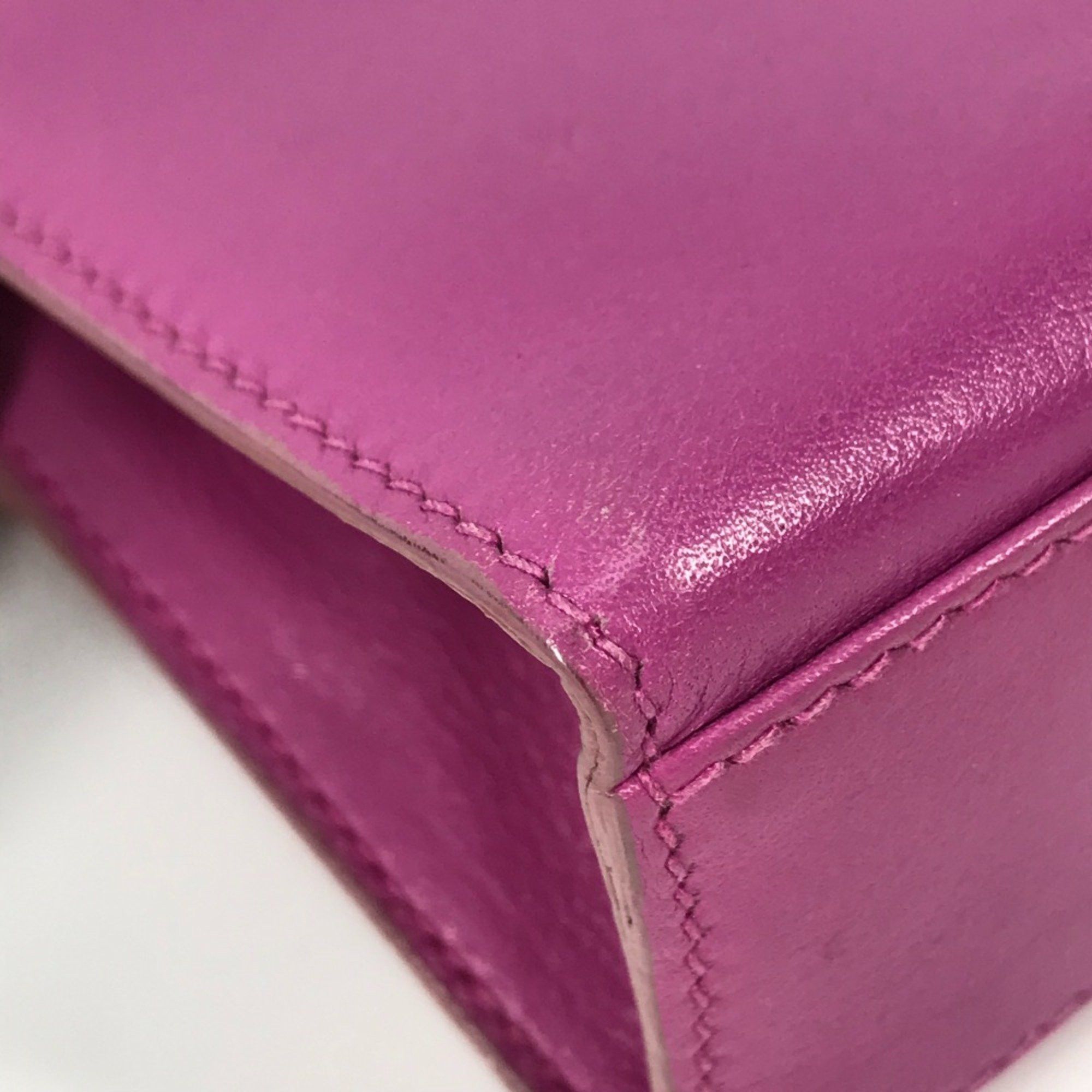 Celine CELINE Bag vintage bag Hand Bag Purple Based Gold Size ONE SIZE - 6 Thumbnail