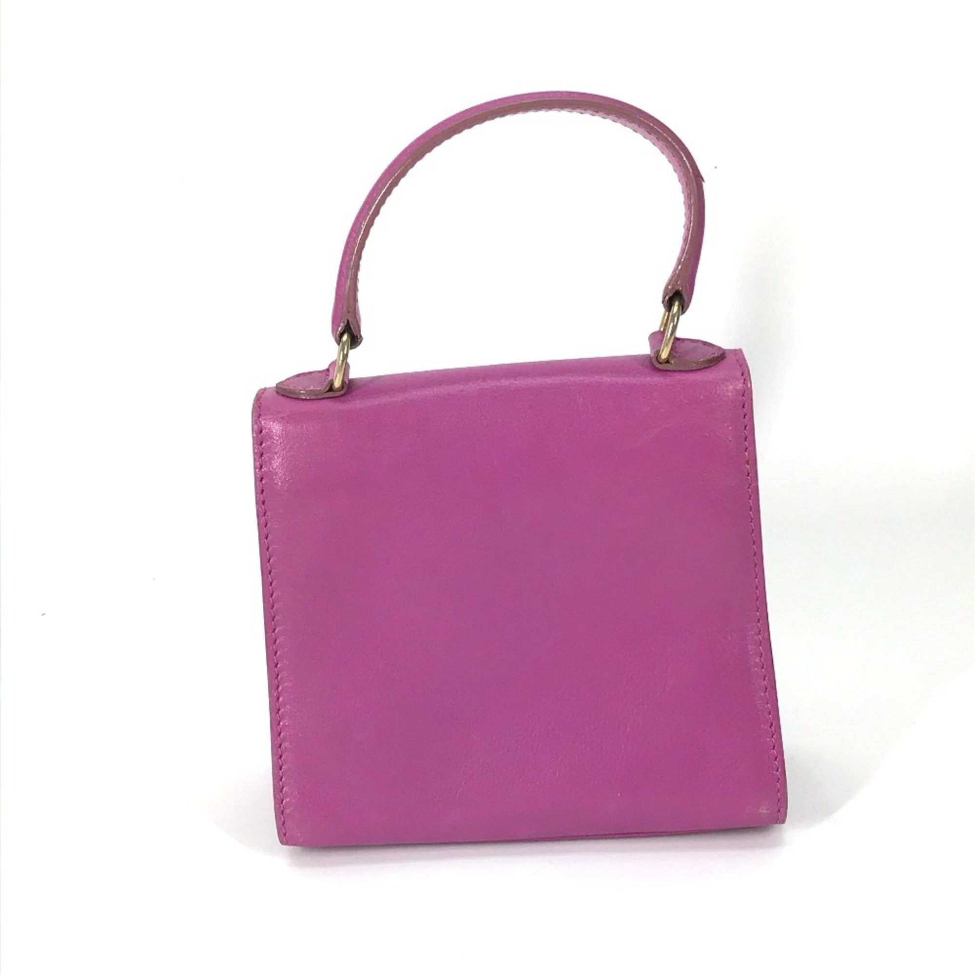 Celine CELINE Bag vintage bag Hand Bag Purple Based Gold Size ONE SIZE - 2 Thumbnail