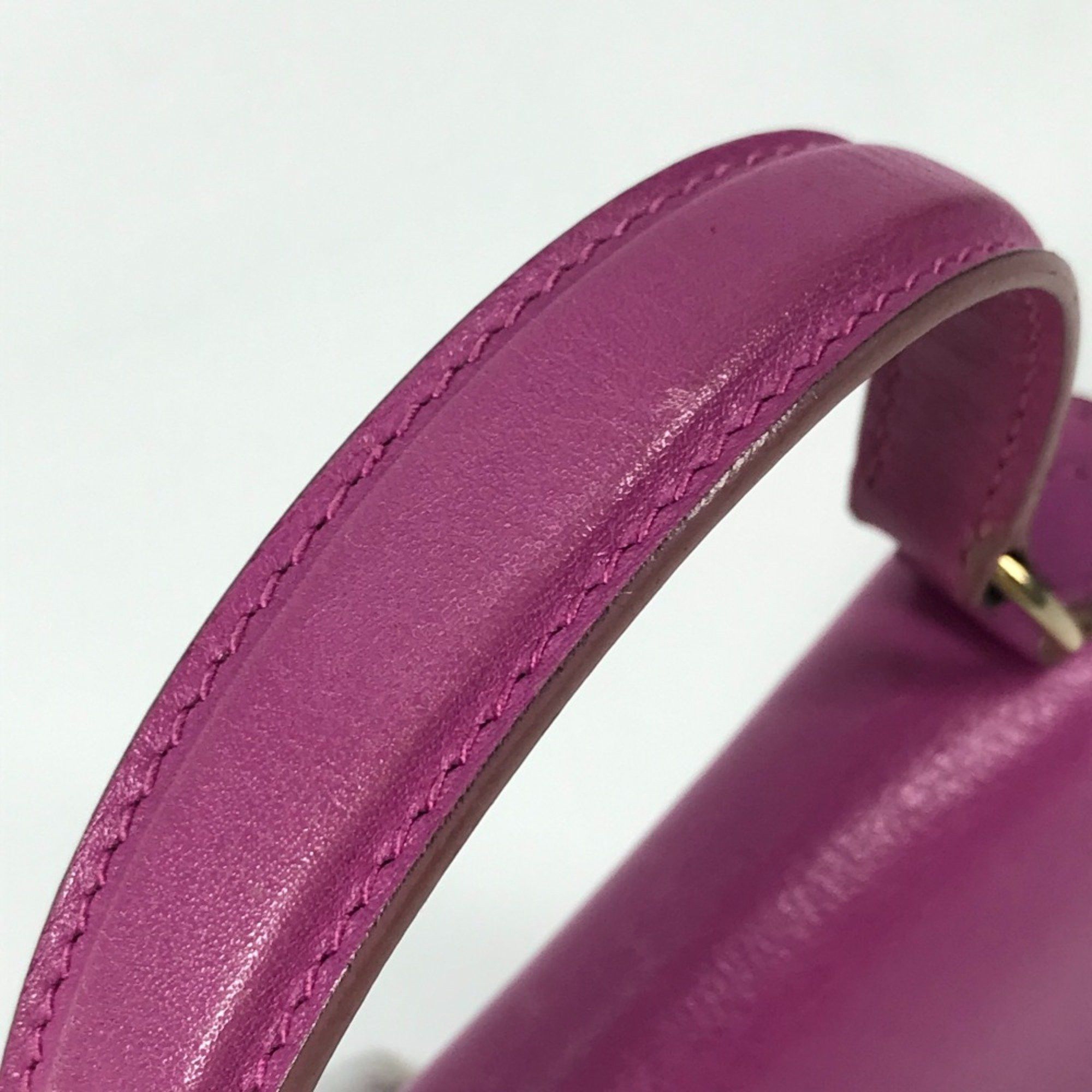 Celine CELINE Bag vintage bag Hand Bag Purple Based Gold Size ONE SIZE - 8 Thumbnail