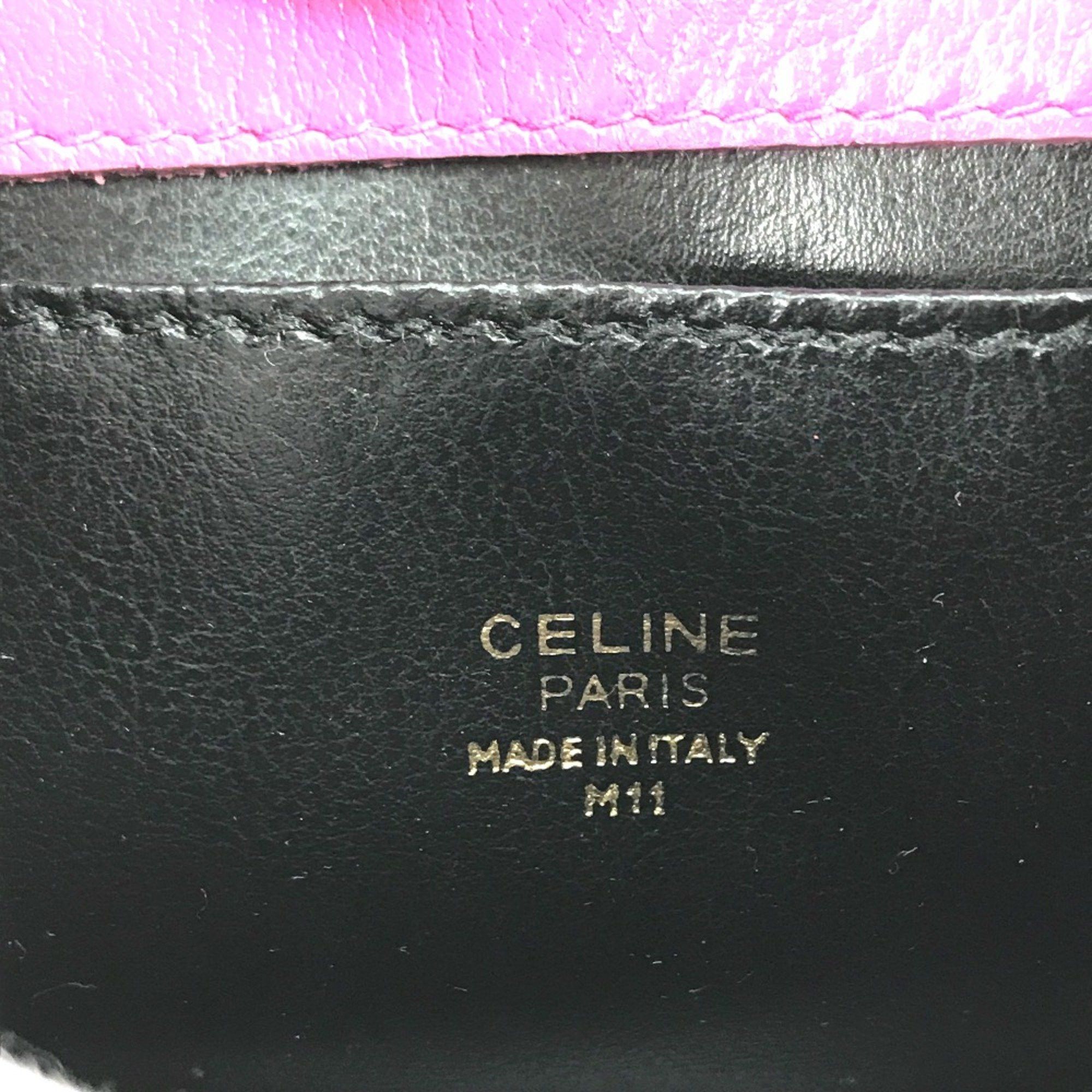 Celine CELINE Bag vintage bag Hand Bag Purple Based Gold Size ONE SIZE - 16 Thumbnail