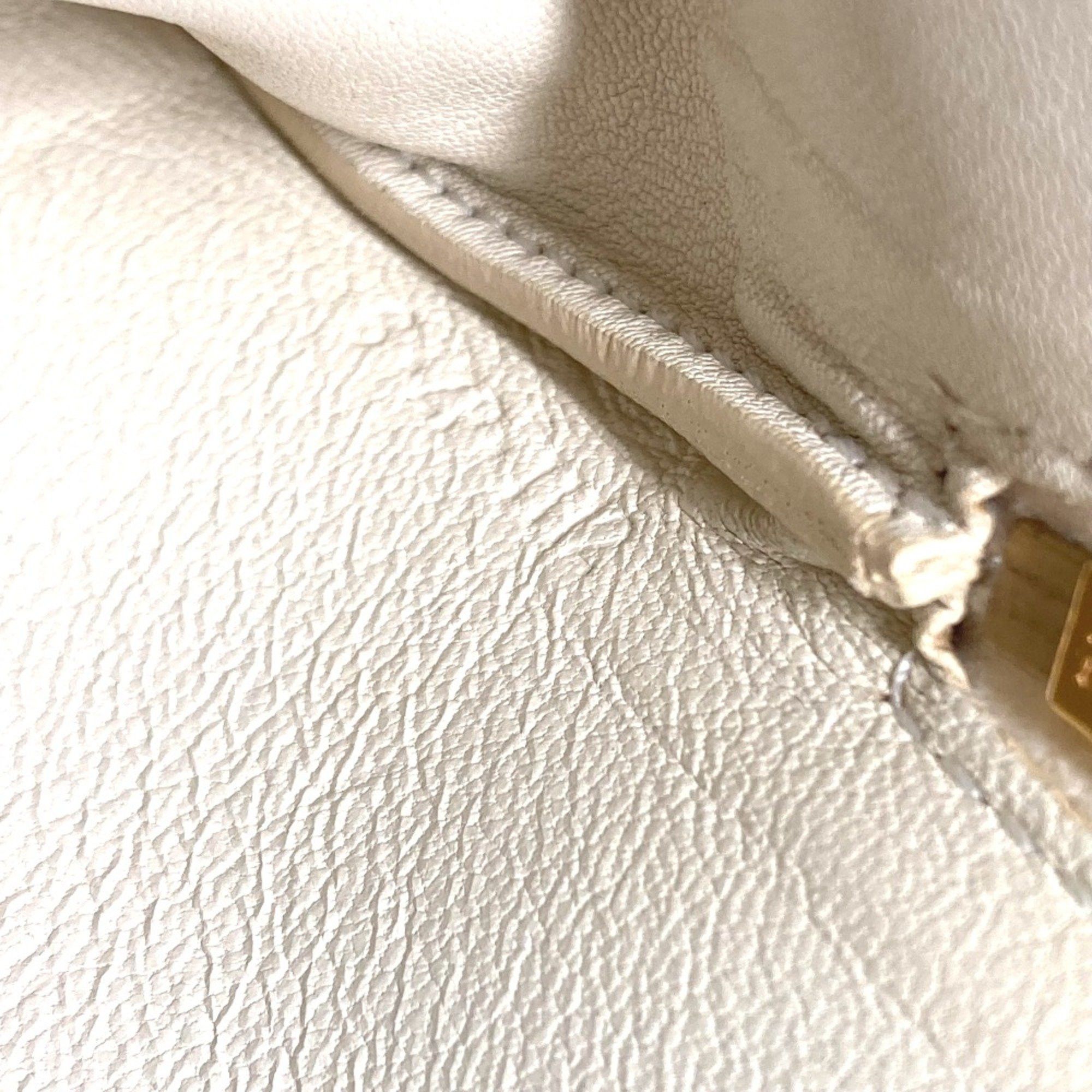 Celine CELINE Bicolor Pouch Clutch bag White x yellow Size ONE SIZE - 15 Thumbnail