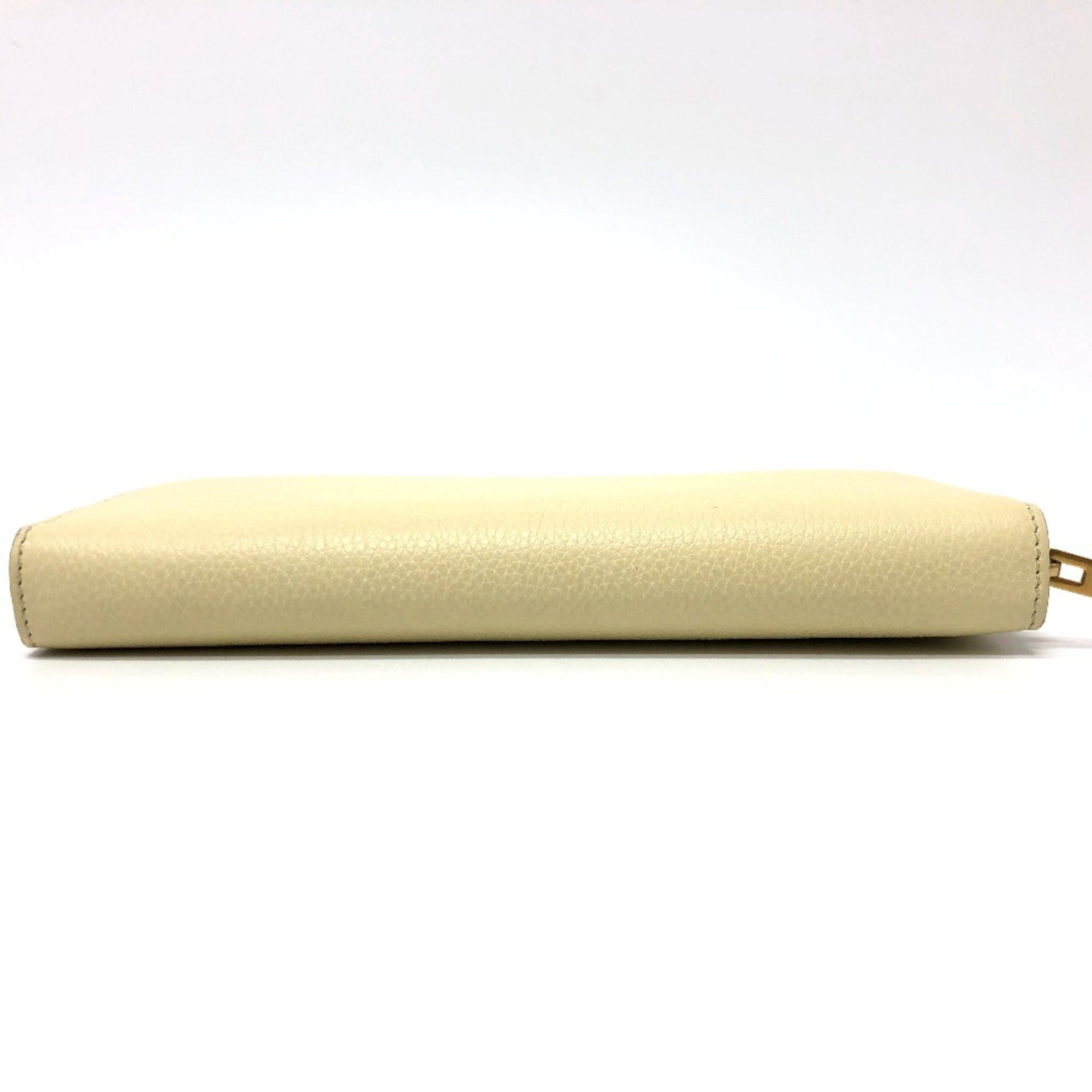 Celine CELINE Zip Around Long Wallet BeigeBased GoldHardware Size ONE SIZE - 4 Thumbnail