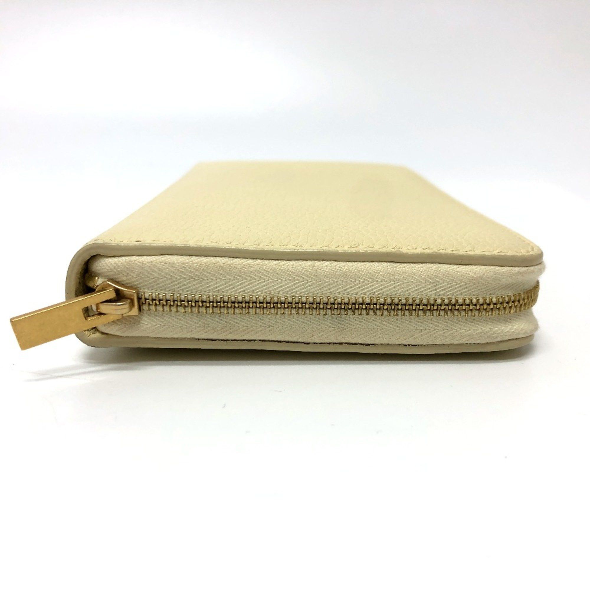 Celine CELINE Zip Around Long Wallet BeigeBased GoldHardware Size ONE SIZE - 6 Thumbnail